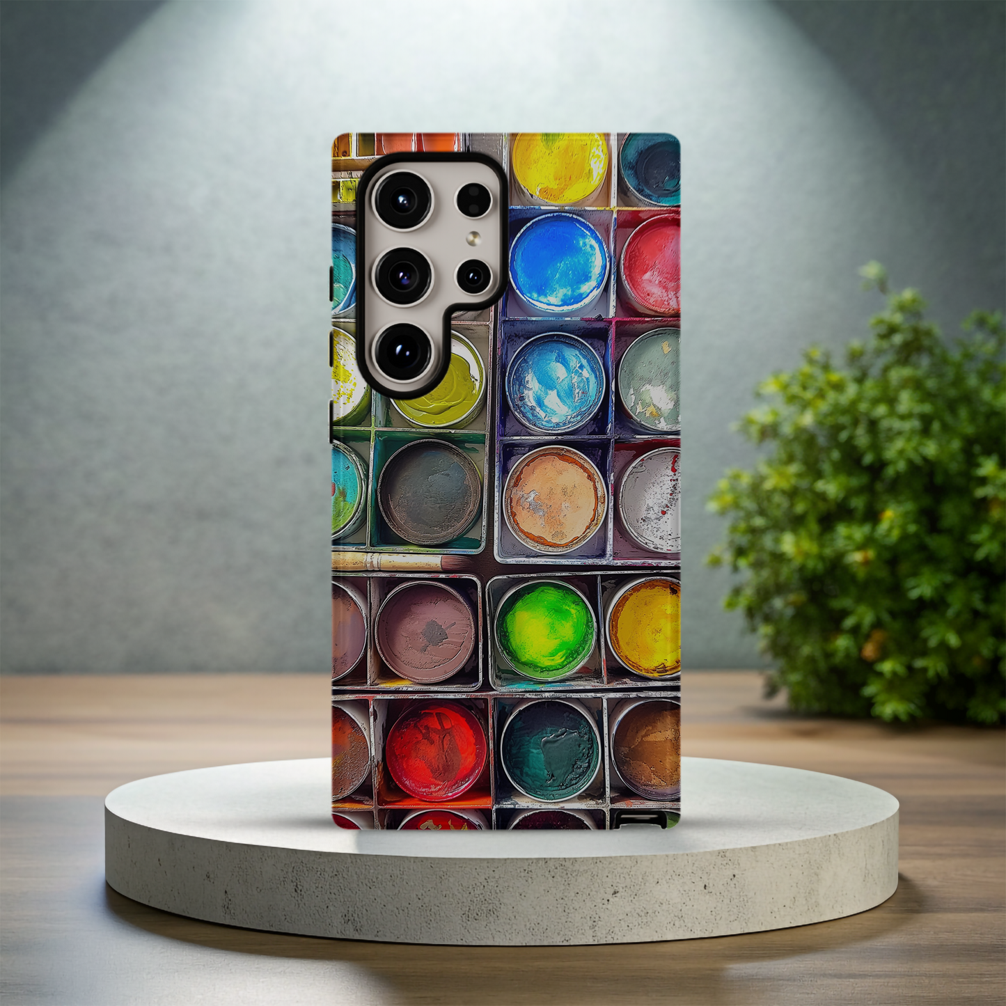 Watercolor Palette Paintbox Phone Case – Artistic Expression Meets Everyday Protection