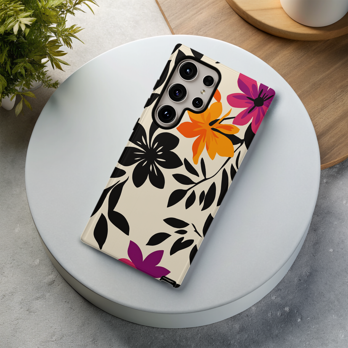 Floral Fantasy Phone Case – Enchanting Blooms with Unmatched Protection