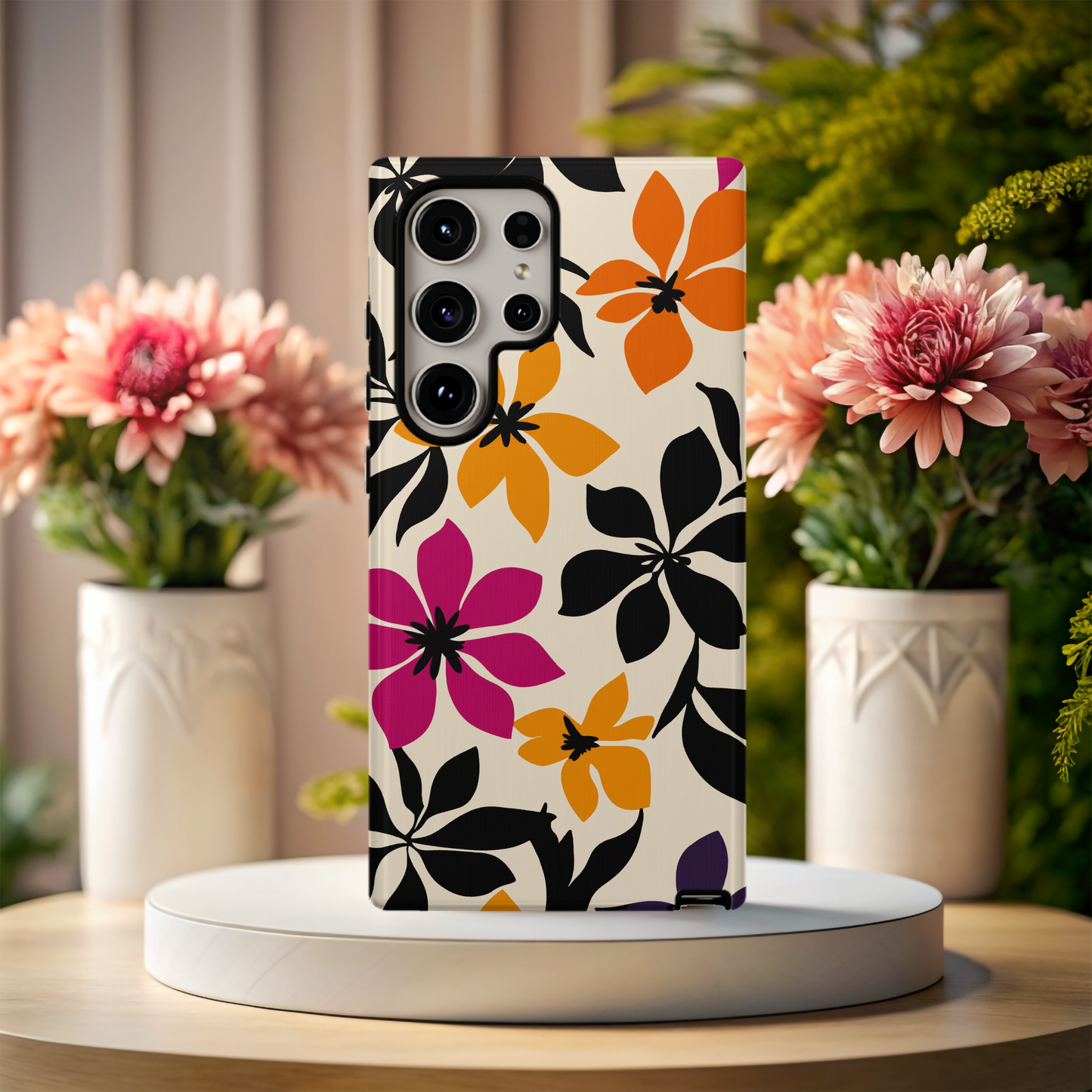Floral Fantasy Phone Case – Enchanting Blooms with Unmatched Protection