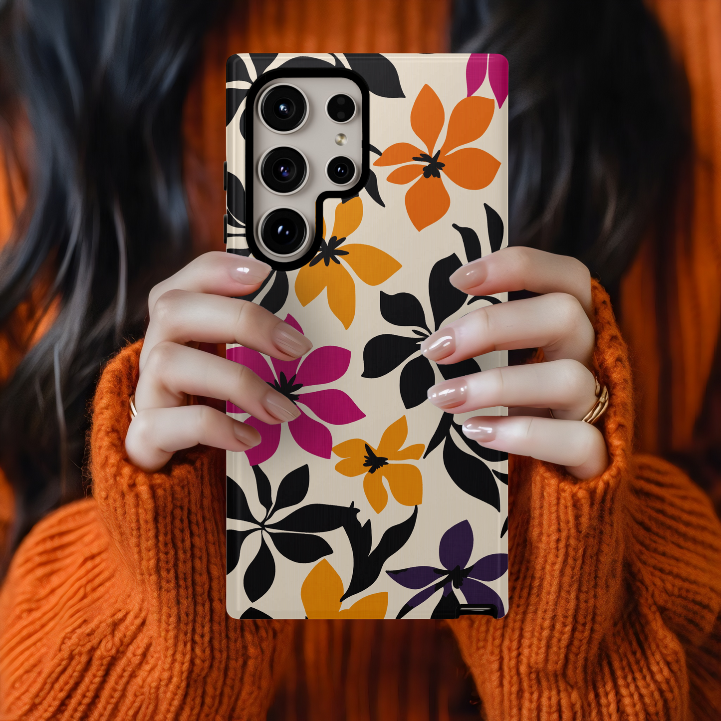 Floral Fantasy Phone Case – Enchanting Blooms with Unmatched Protection