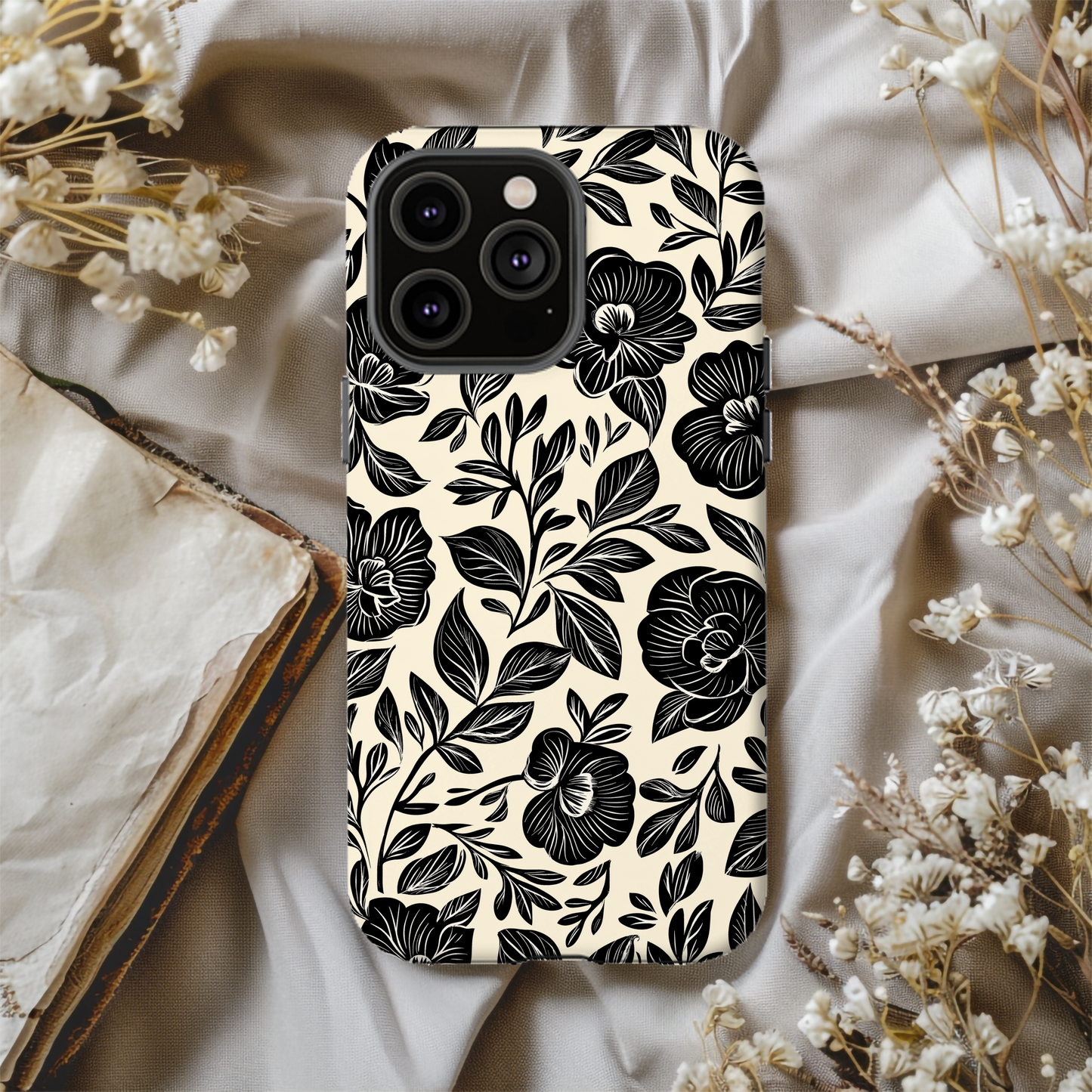 Floral Fantasy Phone Case – Enchanting Blooms with Unmatched Protection