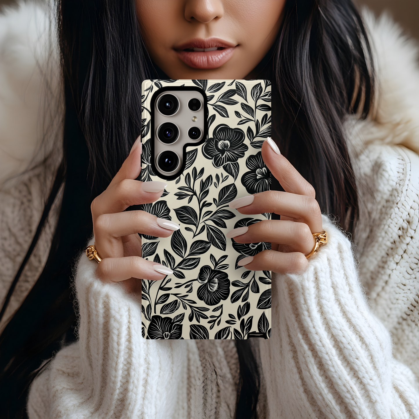 Floral Fantasy Phone Case – Enchanting Blooms with Unmatched Protection