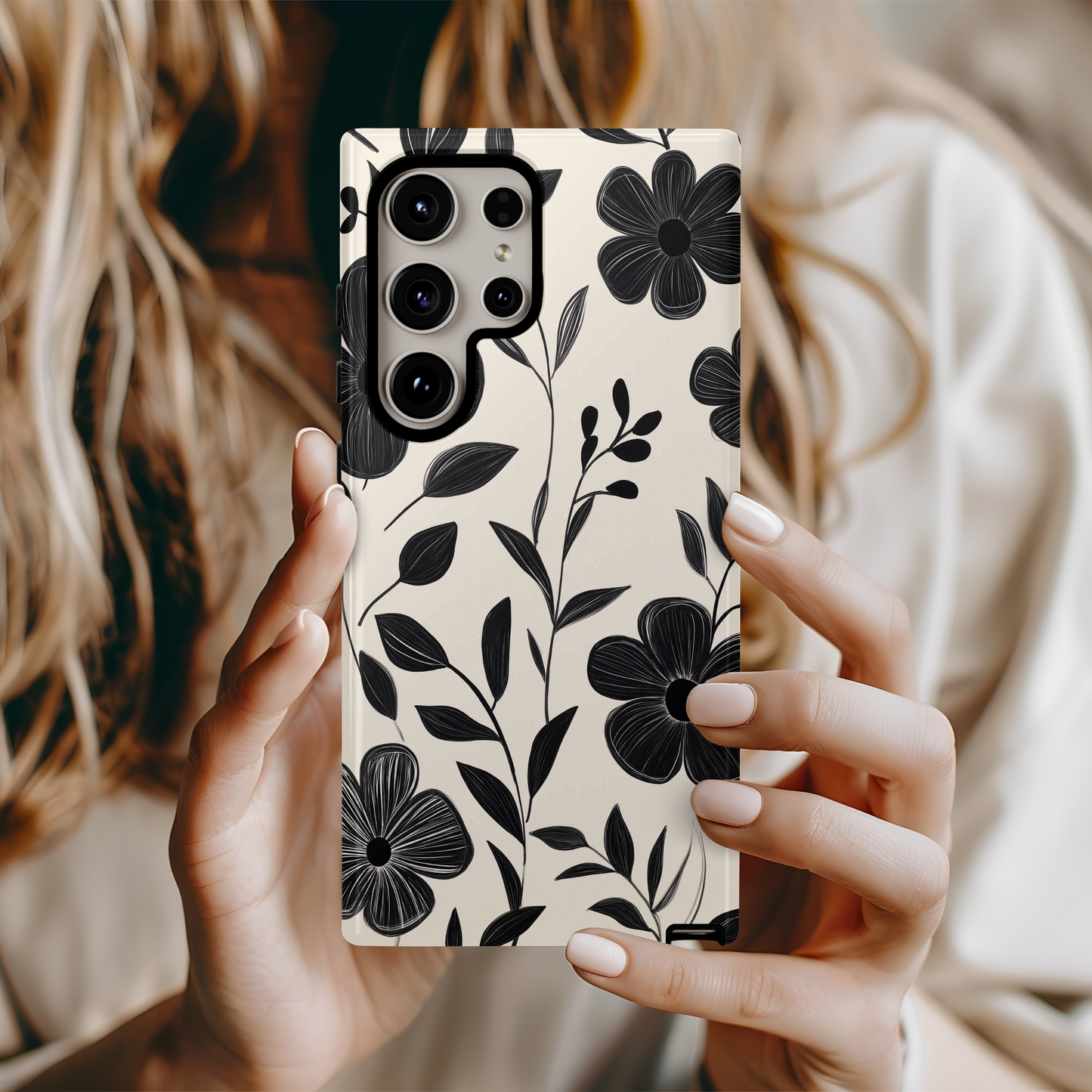 Floral Fantasy Phone Case – Enchanting Blooms with Unmatched Protection