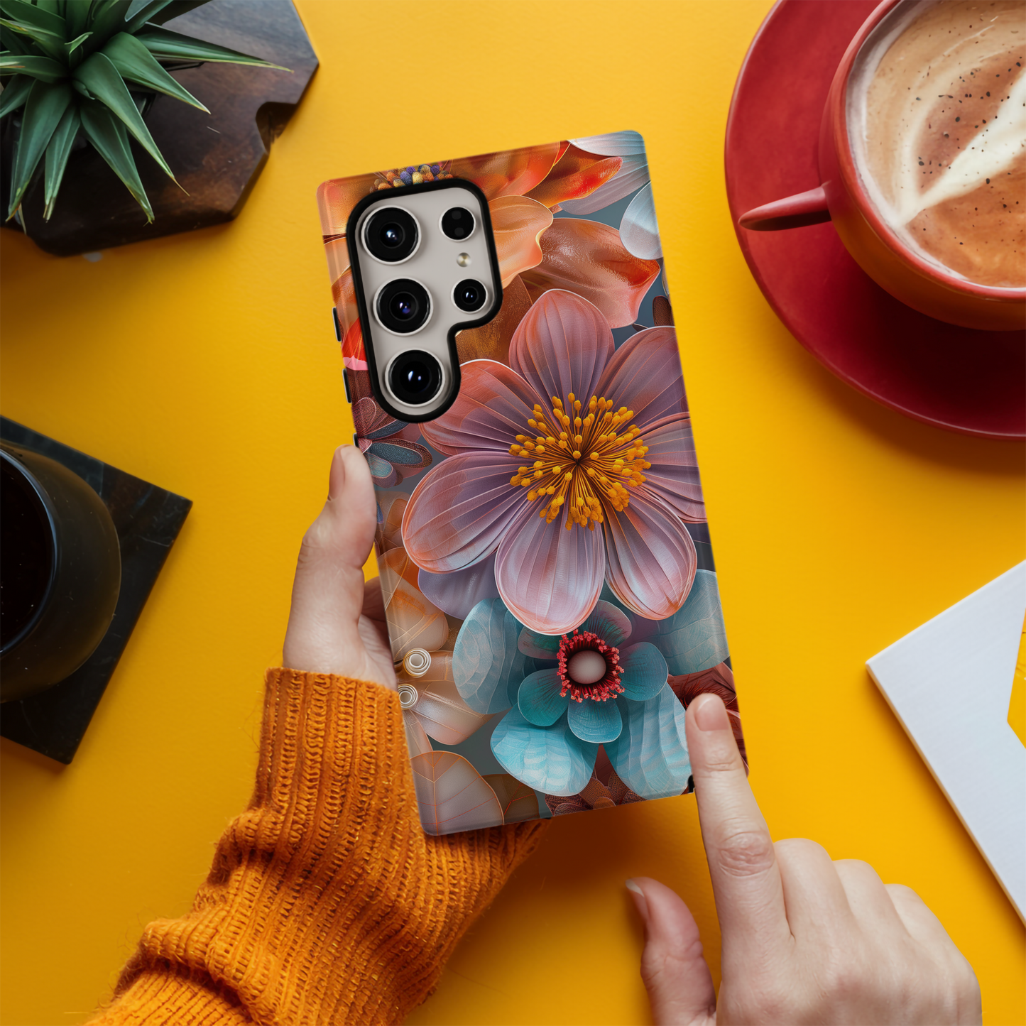 3D Flower Phone Case – Blooming Elegance with Superior Protection
