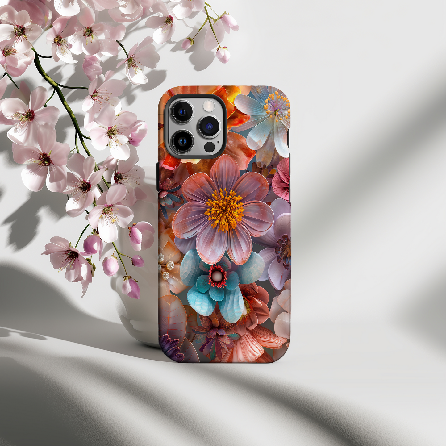 3D Flower Phone Case – Blooming Elegance with Superior Protection