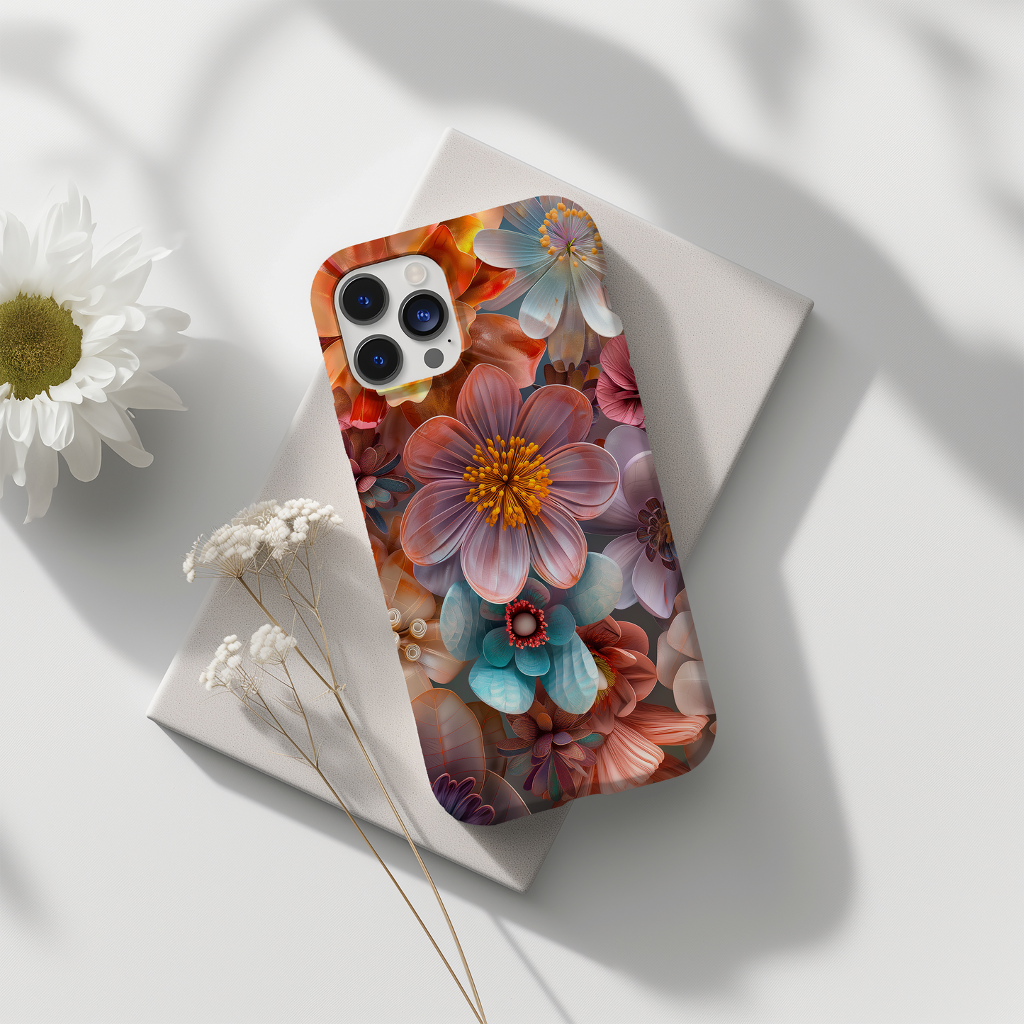 3D Flower Phone Case – Blooming Elegance with Superior Protection