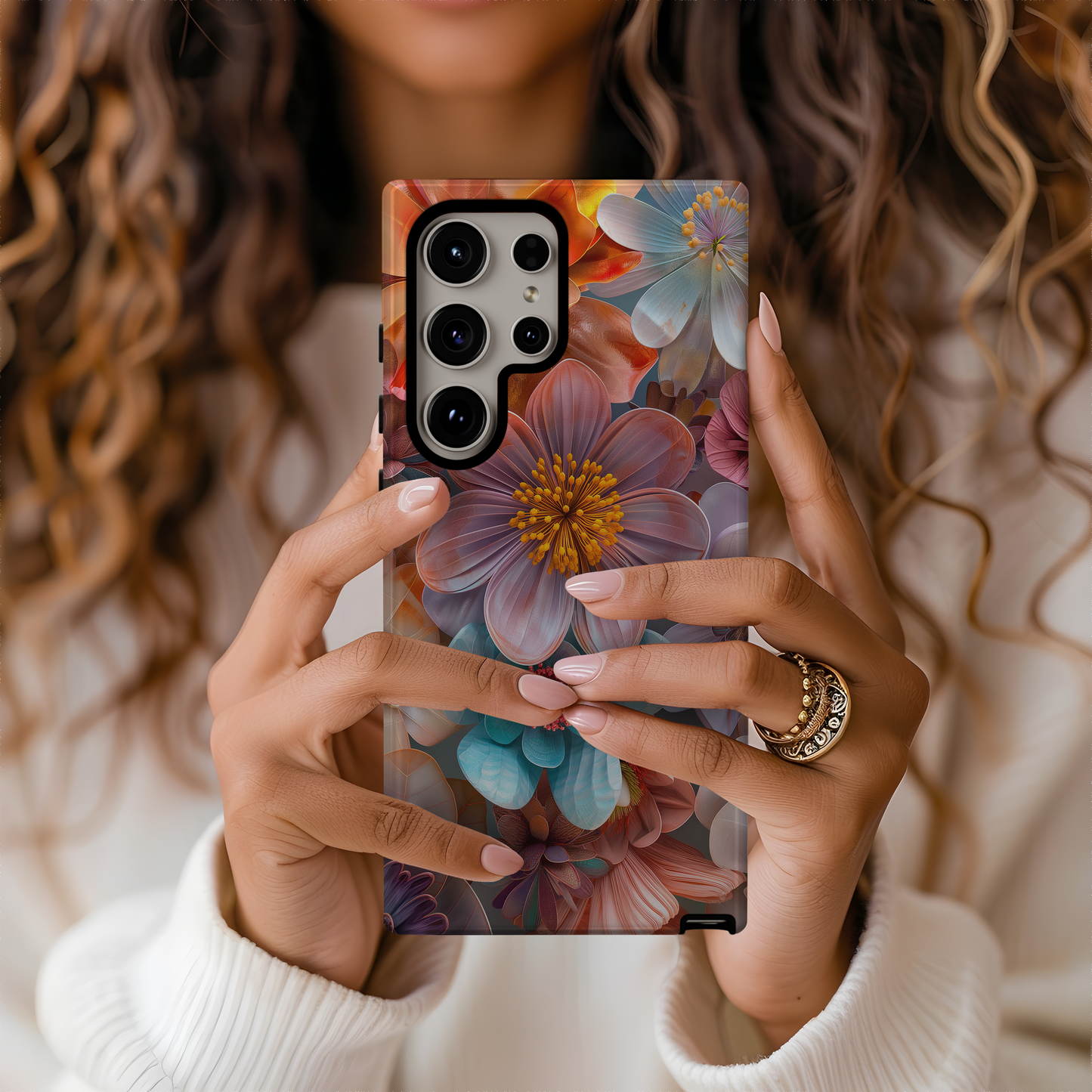 3D Flower Phone Case – Blooming Elegance with Superior Protection