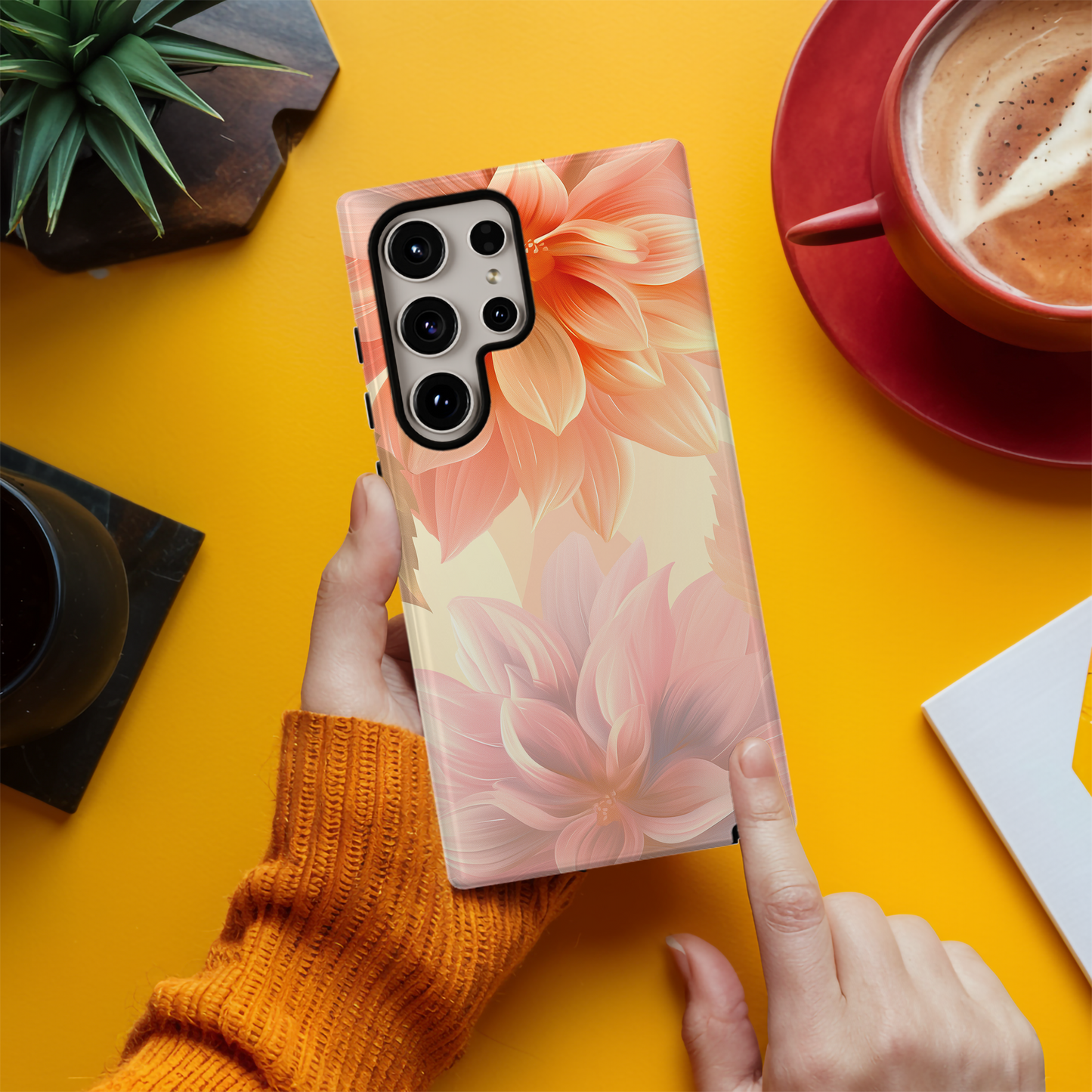 Dreamy Floral Phone Case – Ethereal Blooms with Everyday Protection