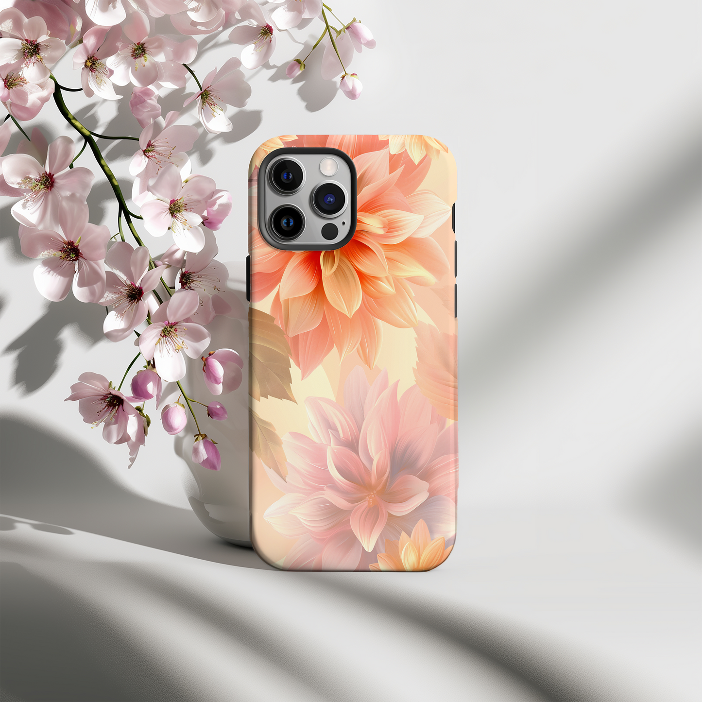Dreamy Floral Phone Case – Ethereal Blooms with Everyday Protection