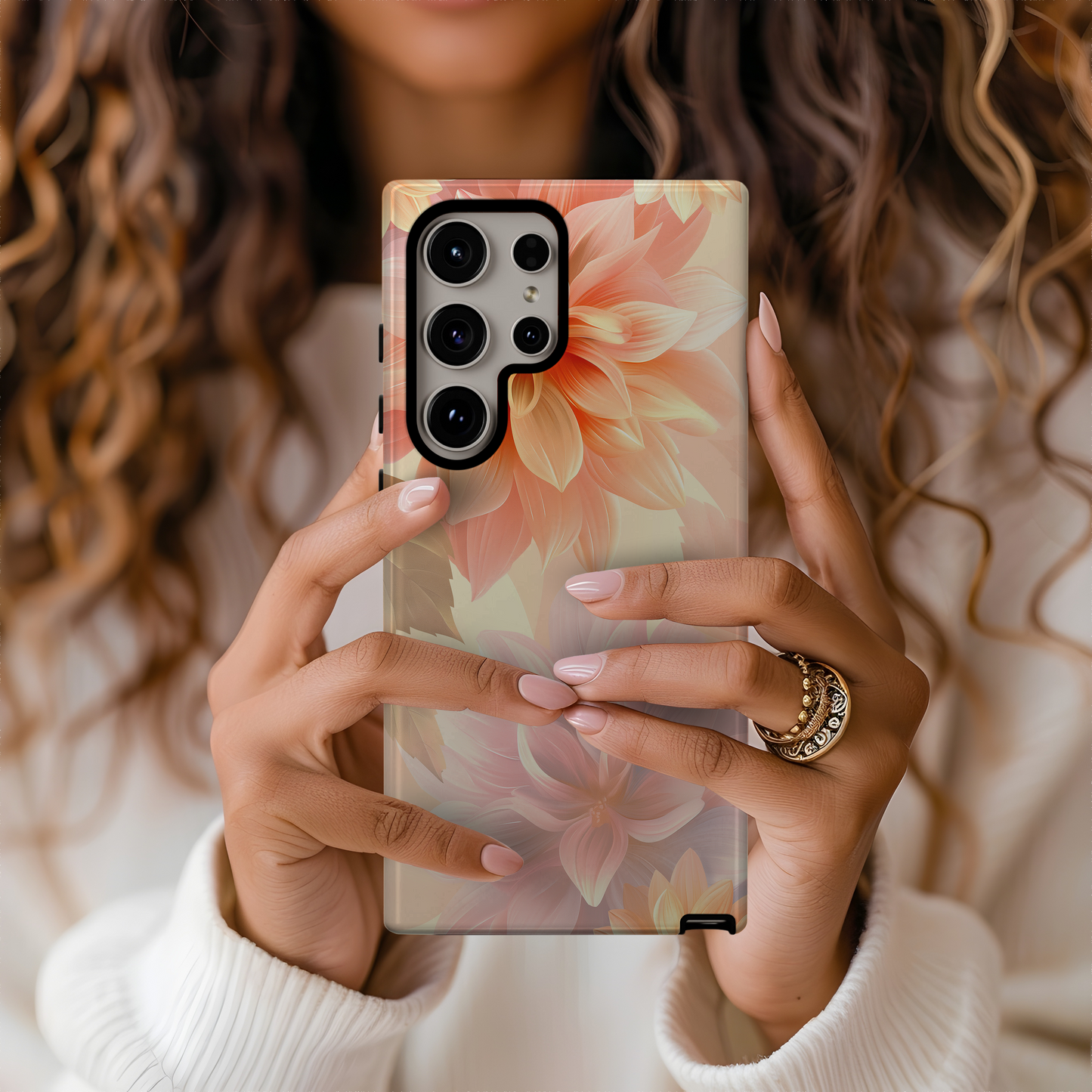 Dreamy Floral Phone Case – Ethereal Blooms with Everyday Protection