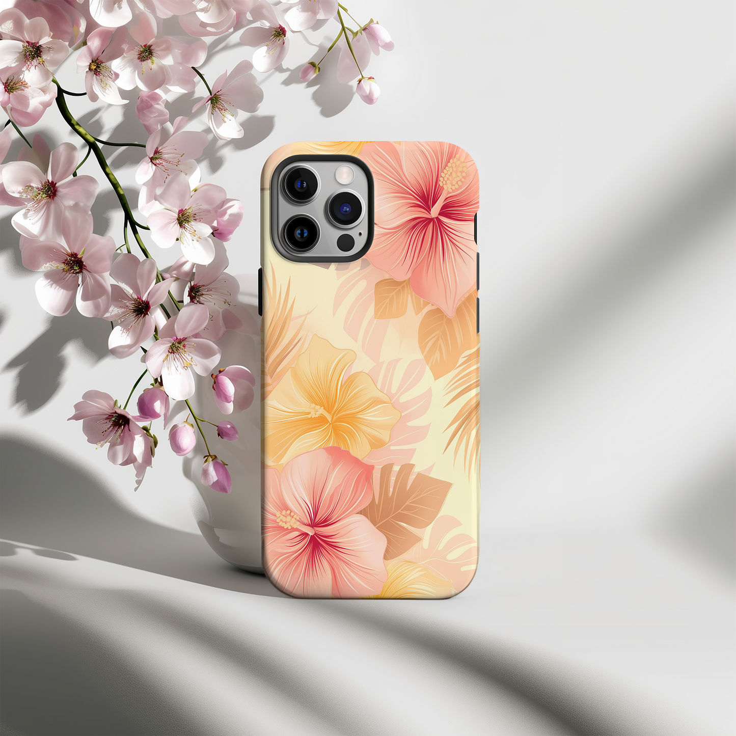 Dreamy Floral Phone Case – Ethereal Blooms with Everyday Protection