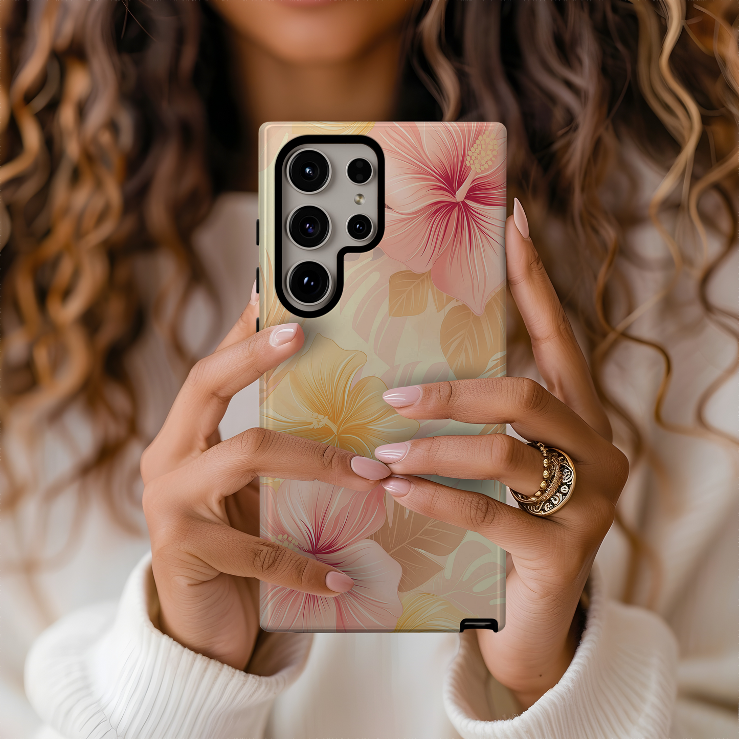 Dreamy Floral Phone Case – Ethereal Blooms with Everyday Protection