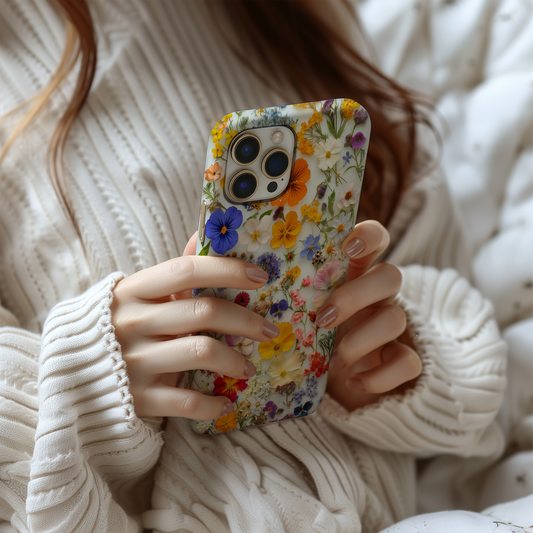 Pressed Flower Phone Case – Nature’s Beauty Preserved in Timeless Style