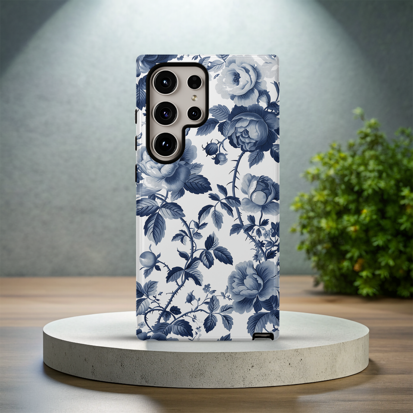French Toile de Jouy Floral Phone Case – Timeless Elegance Meets Modern Protection