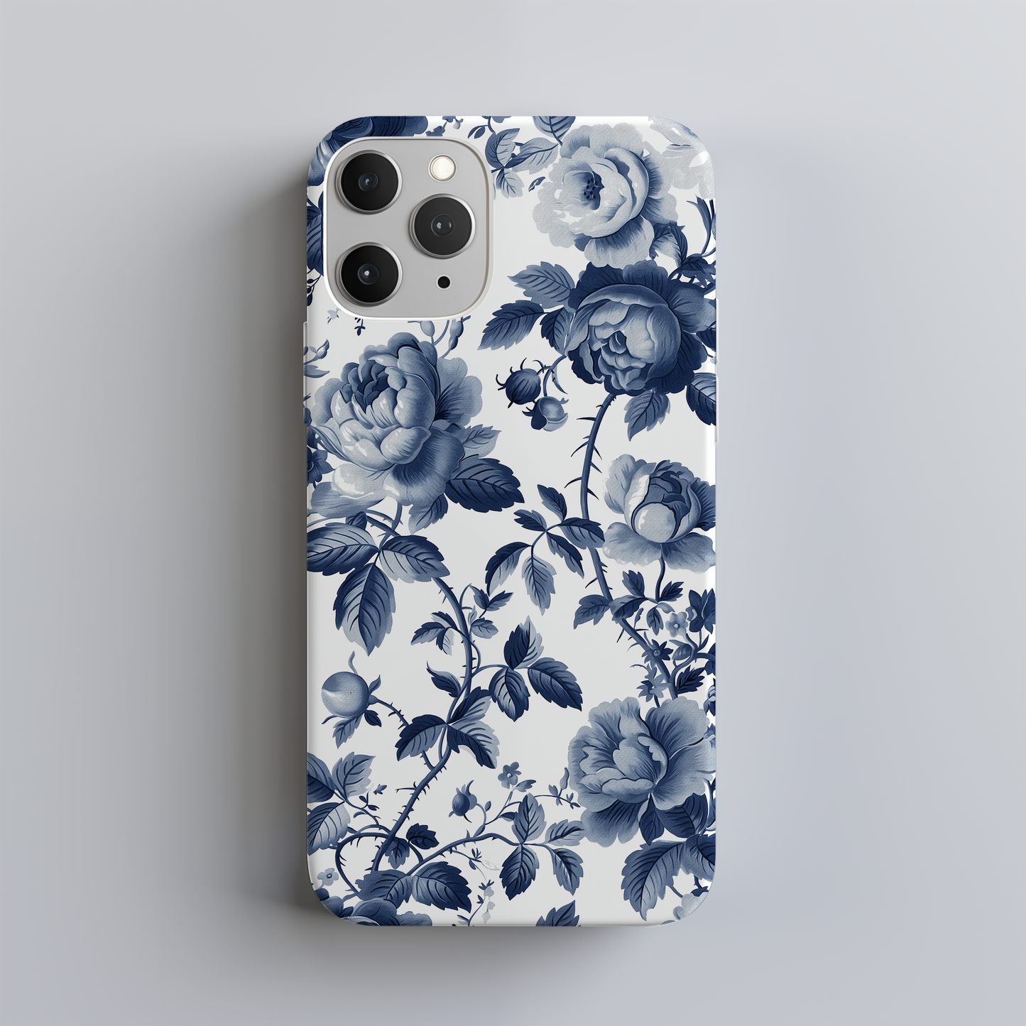 French Toile de Jouy Floral Phone Case – Timeless Elegance Meets Modern Protection