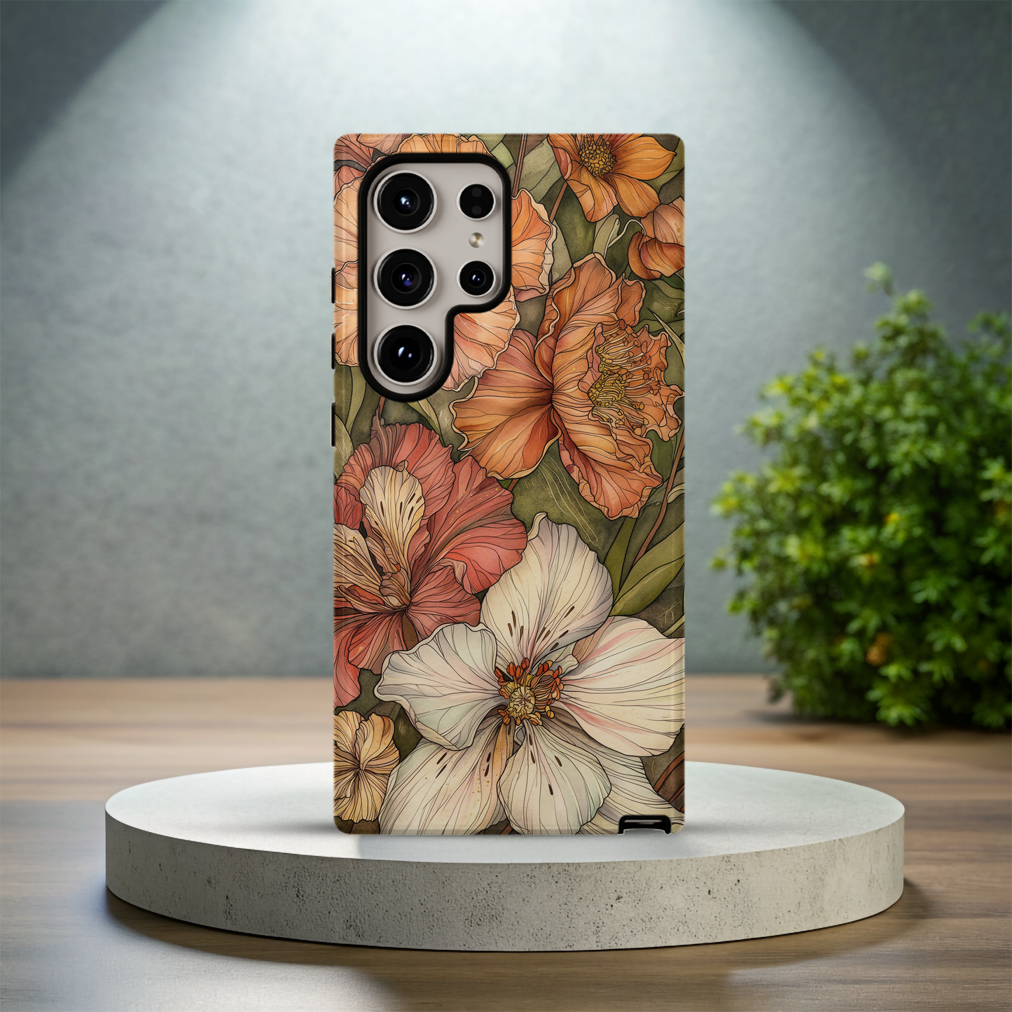 Vintage Floral Phone Case – Timeless Blooms with Modern Durability