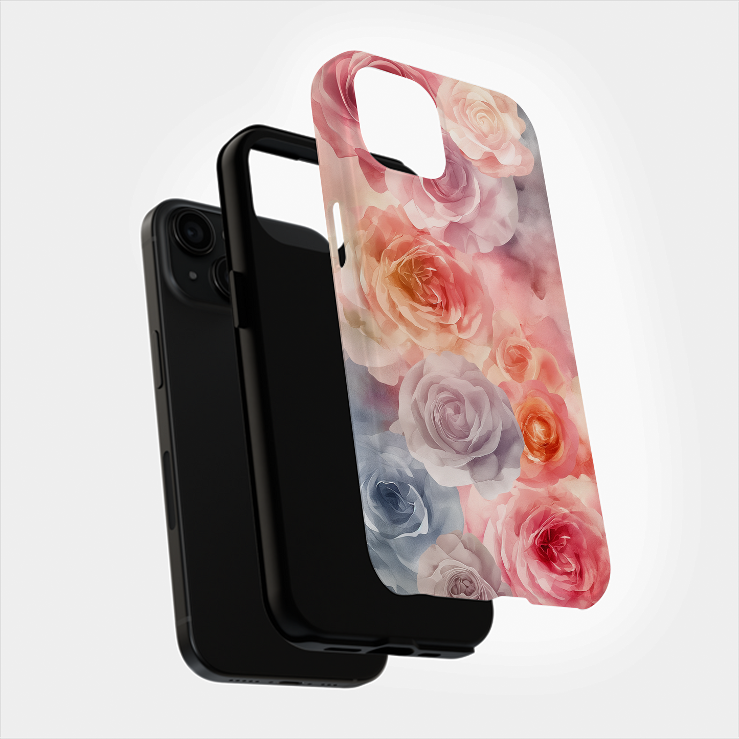 Watercolor Floral Phone Case – Soft, Artistic Blooms with Everyday Protection