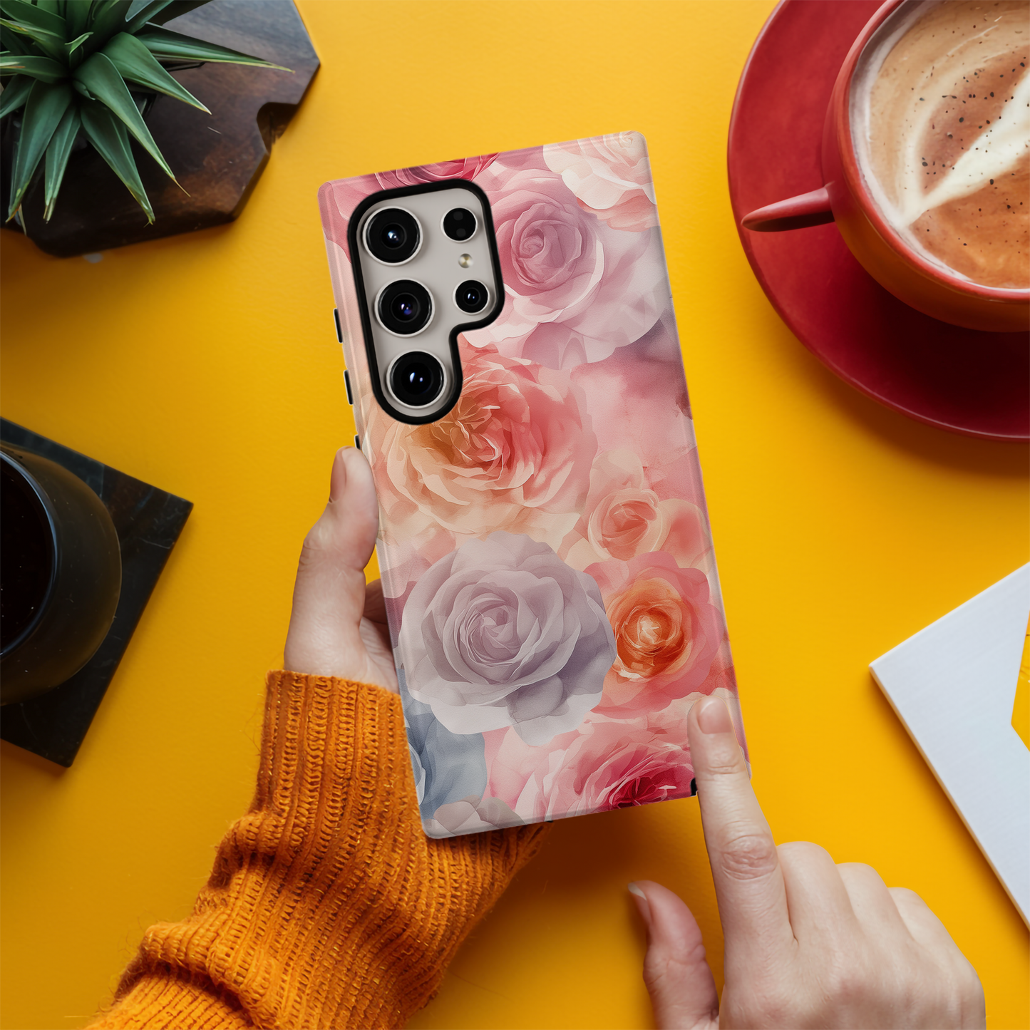 Watercolor Floral Phone Case – Soft, Artistic Blooms with Everyday Protection