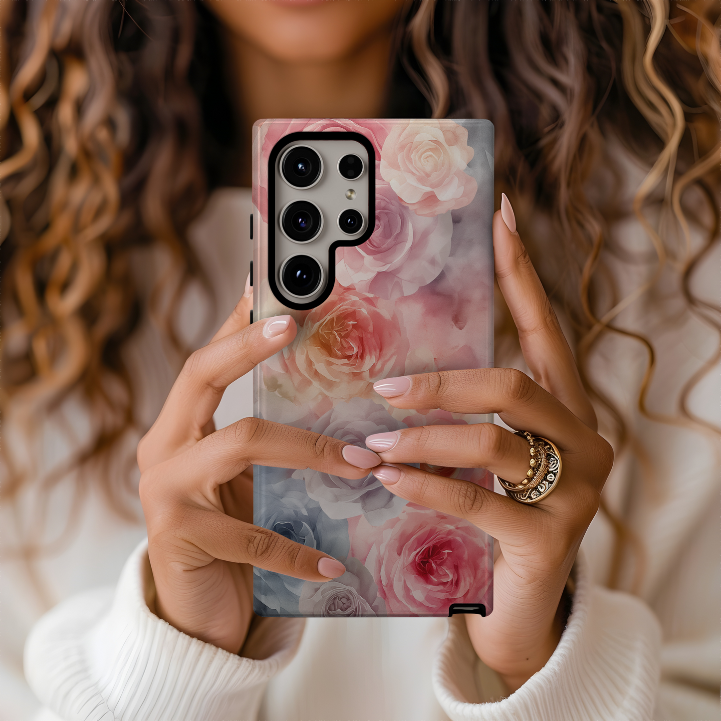 Watercolor Floral Phone Case – Soft, Artistic Blooms with Everyday Protection