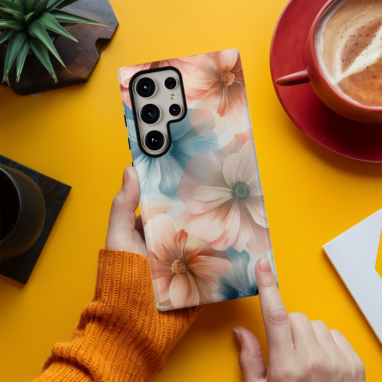 Watercolor Floral Phone Case – Soft, Artistic Blooms with Everyday Protection