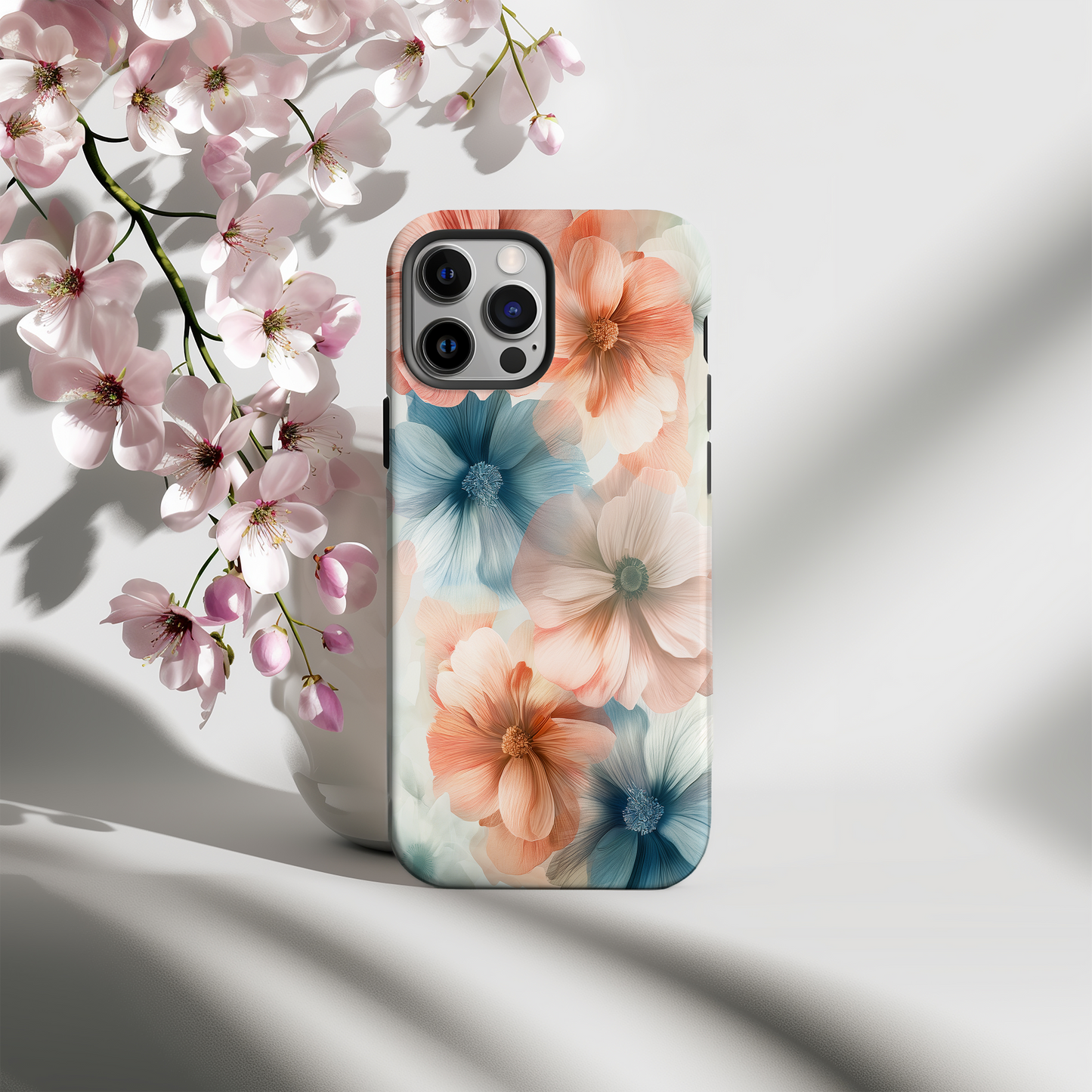 Watercolor Floral Phone Case – Soft, Artistic Blooms with Everyday Protection