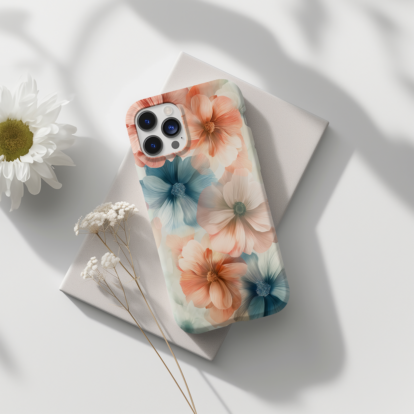 Watercolor Floral Phone Case – Soft, Artistic Blooms with Everyday Protection