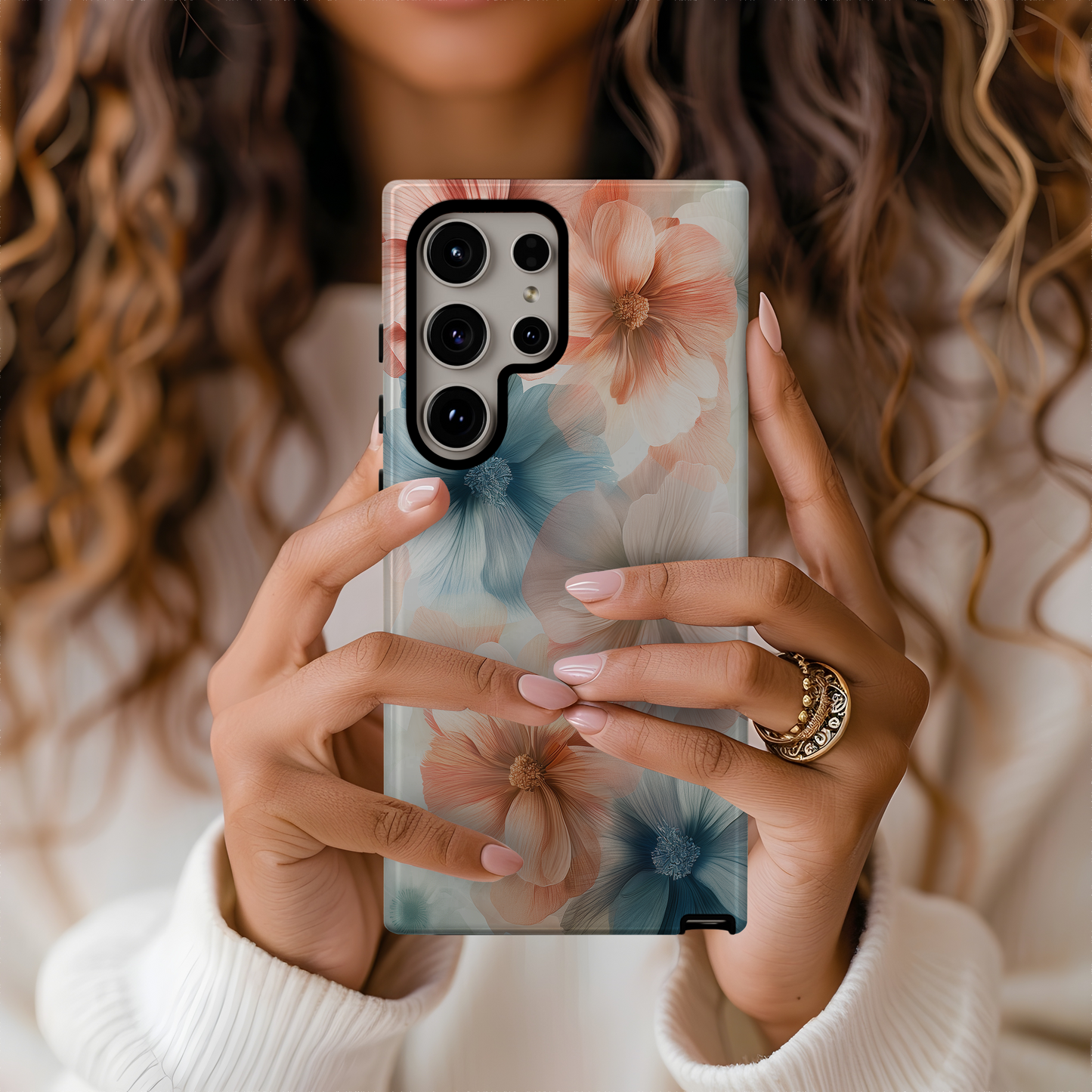 Watercolor Floral Phone Case – Soft, Artistic Blooms with Everyday Protection