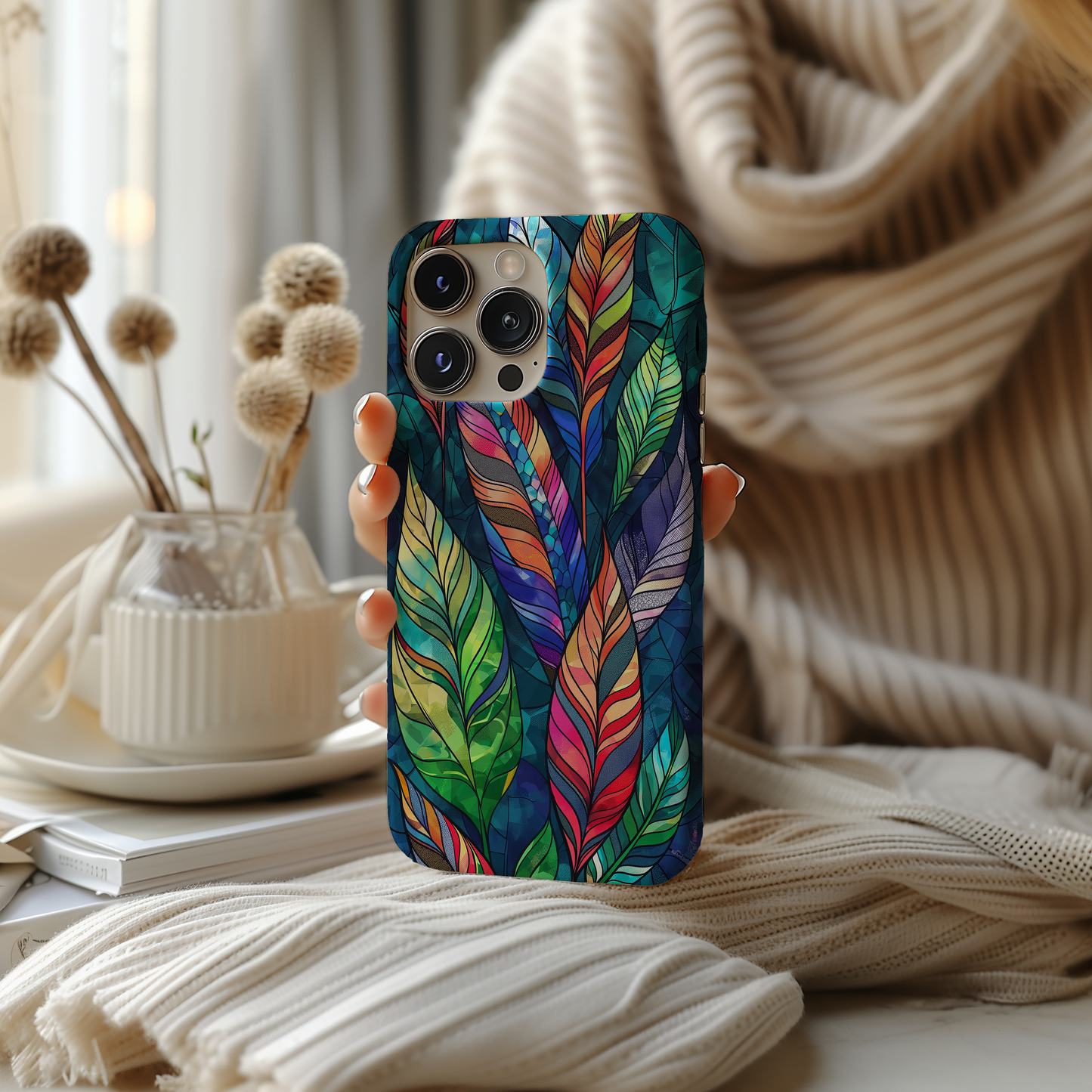 Feathers Phone Case – Graceful Elegance with Everyday Durability
