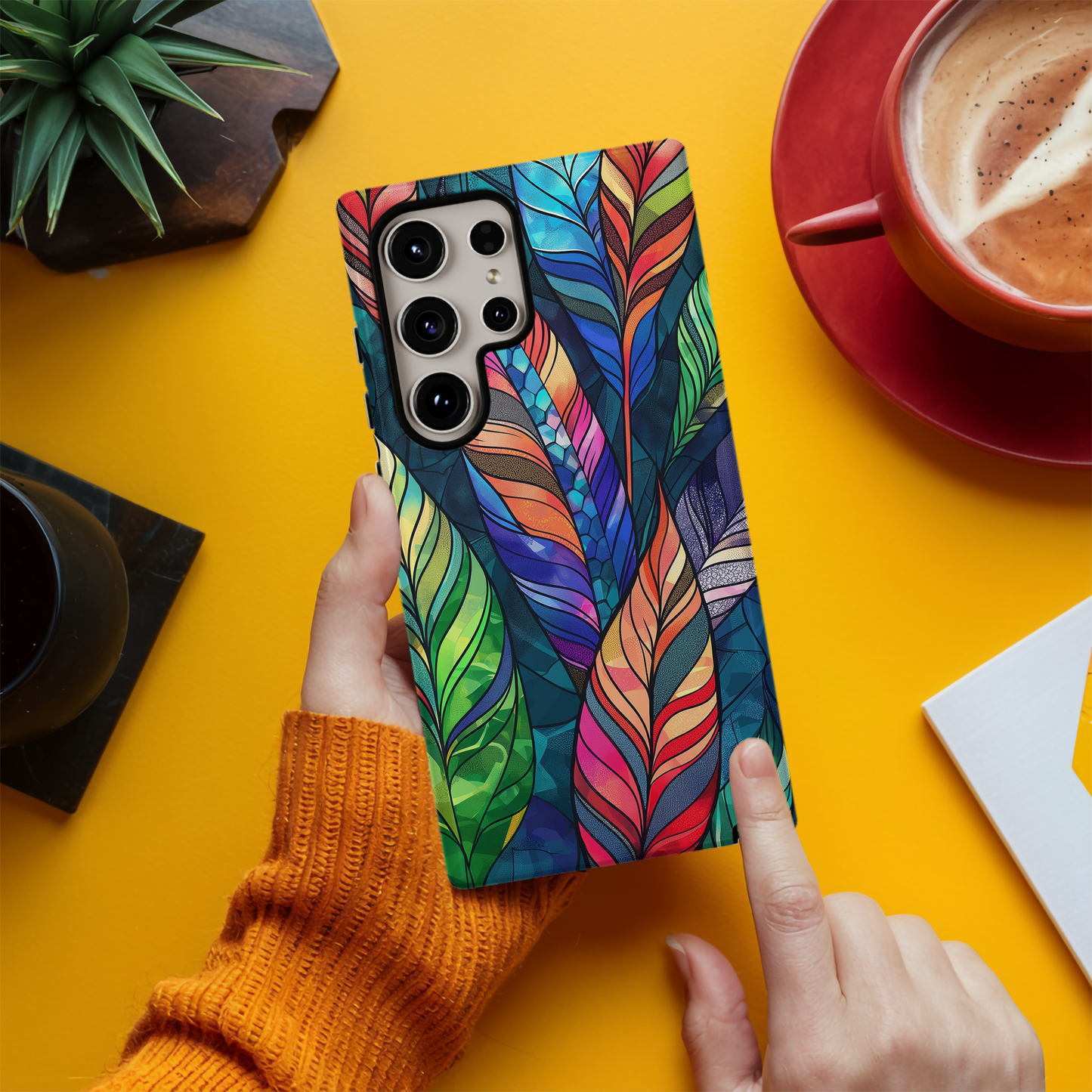 Feathers Phone Case – Graceful Elegance with Everyday Durability