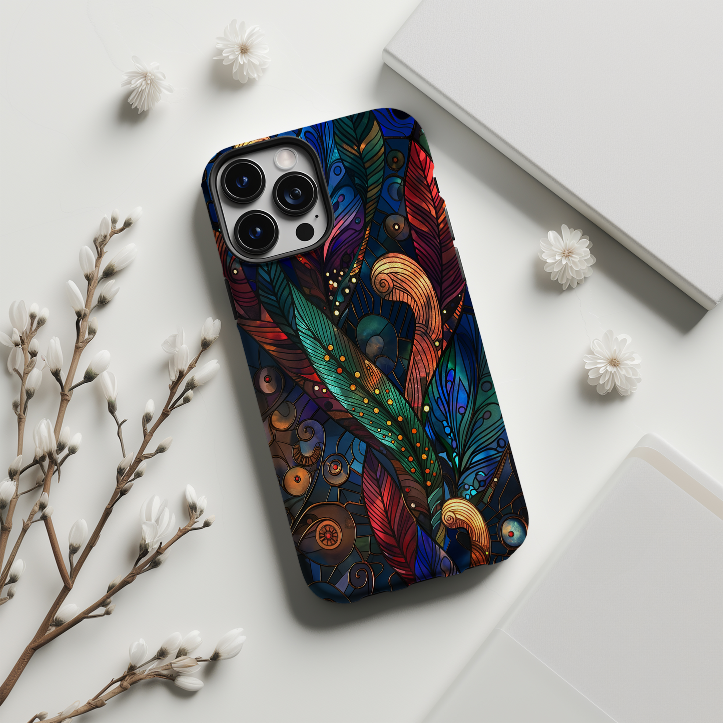 Feathers Phone Case – Graceful Elegance with Everyday Durability