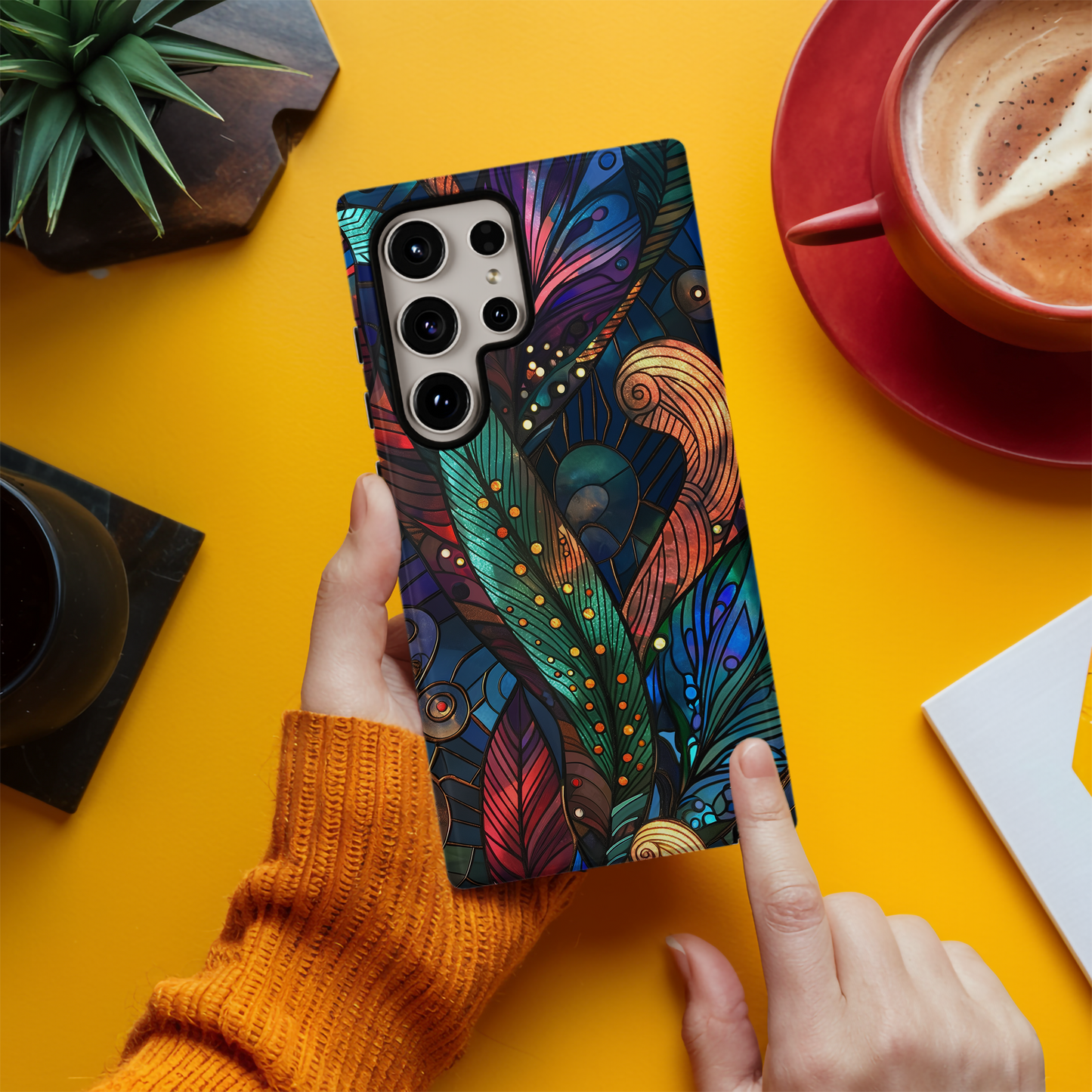Feathers Phone Case – Graceful Elegance with Everyday Durability