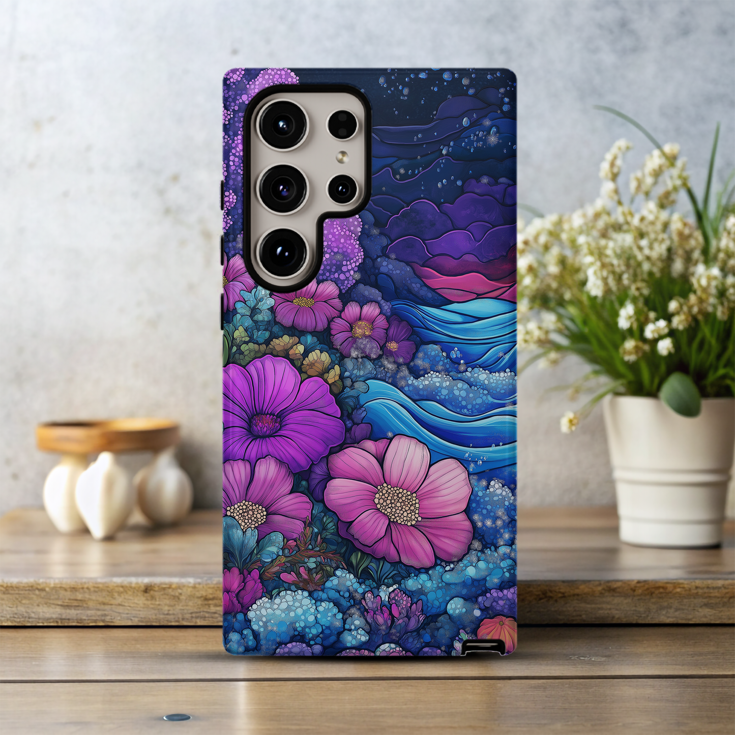 Enchanted Garden Phone Case – A Magical Bloom with Everyday Protection