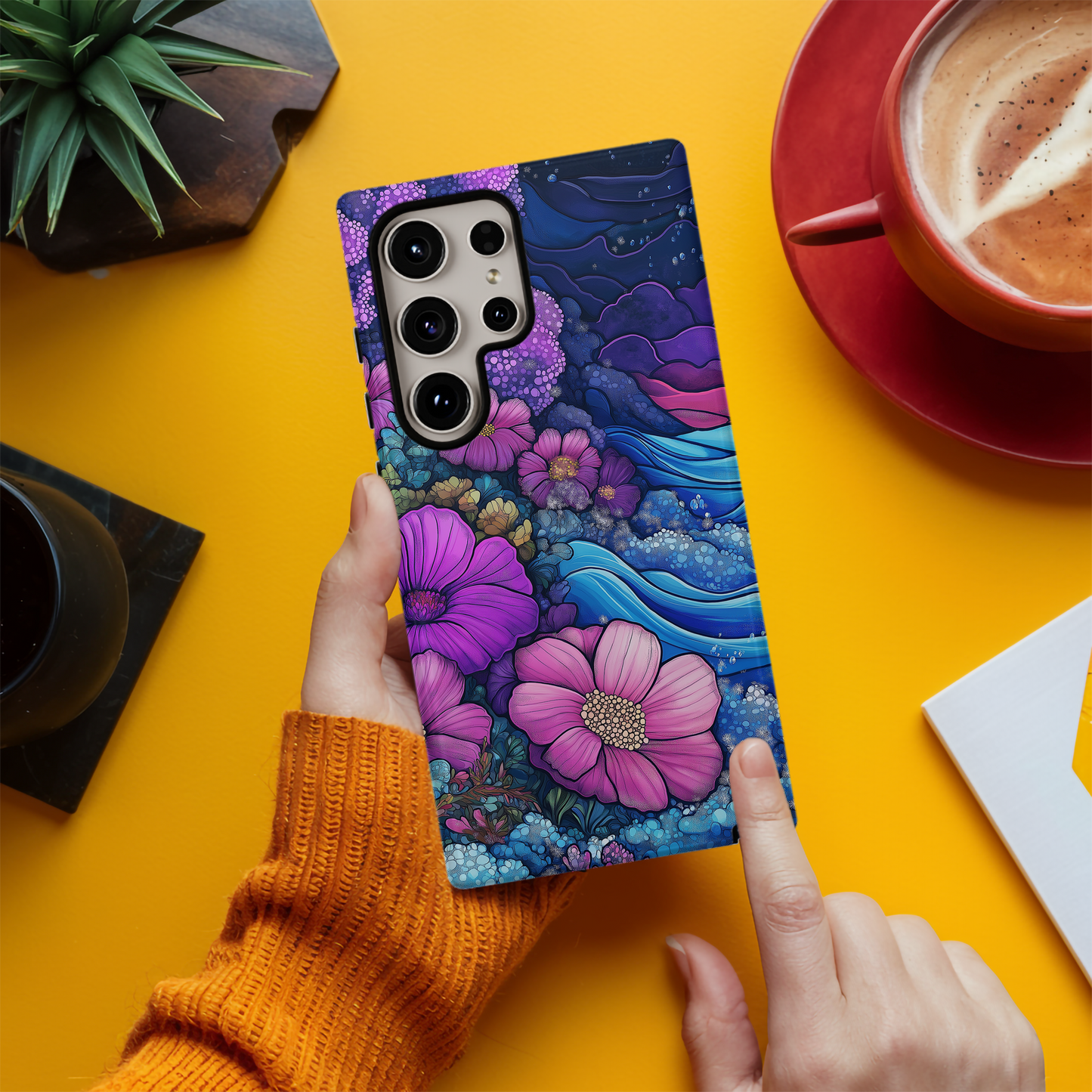 Enchanted Garden Phone Case – A Magical Bloom with Everyday Protection