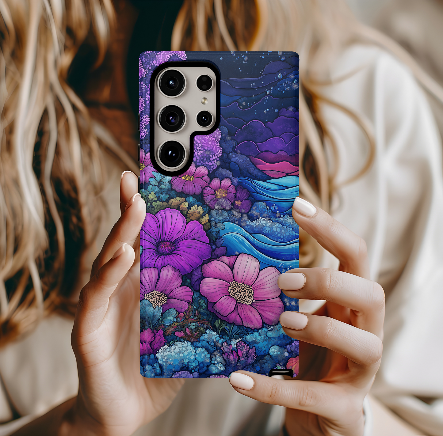 Enchanted Garden Phone Case – A Magical Bloom with Everyday Protection