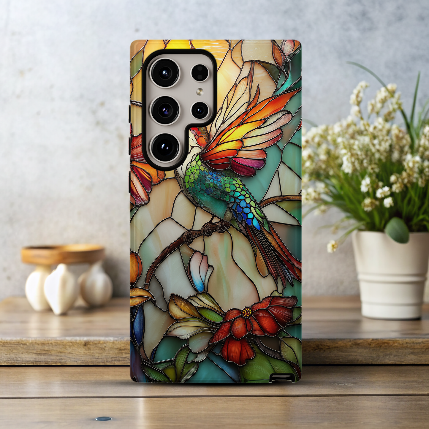 3D Hummingbird Phone Case – Vibrant Wings with Everyday Protection