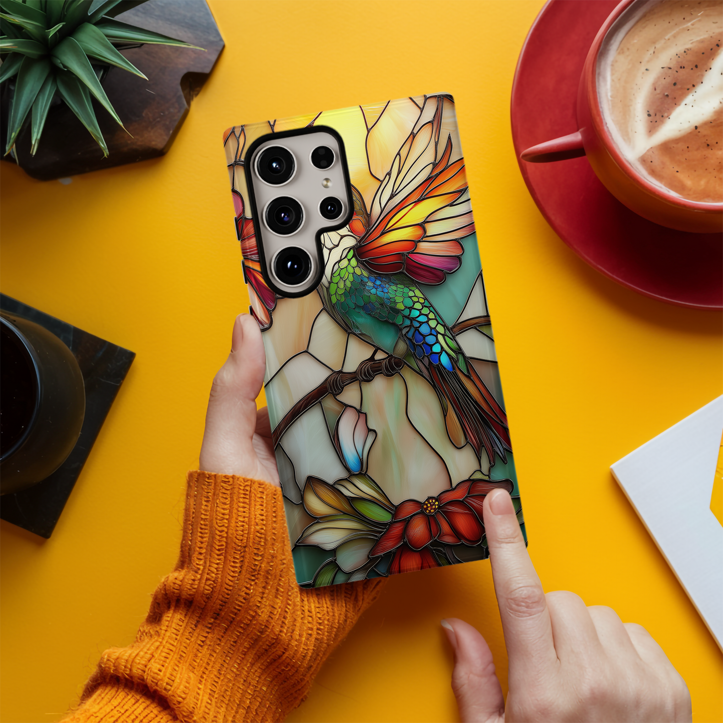 3D Hummingbird Phone Case – Vibrant Wings with Everyday Protection