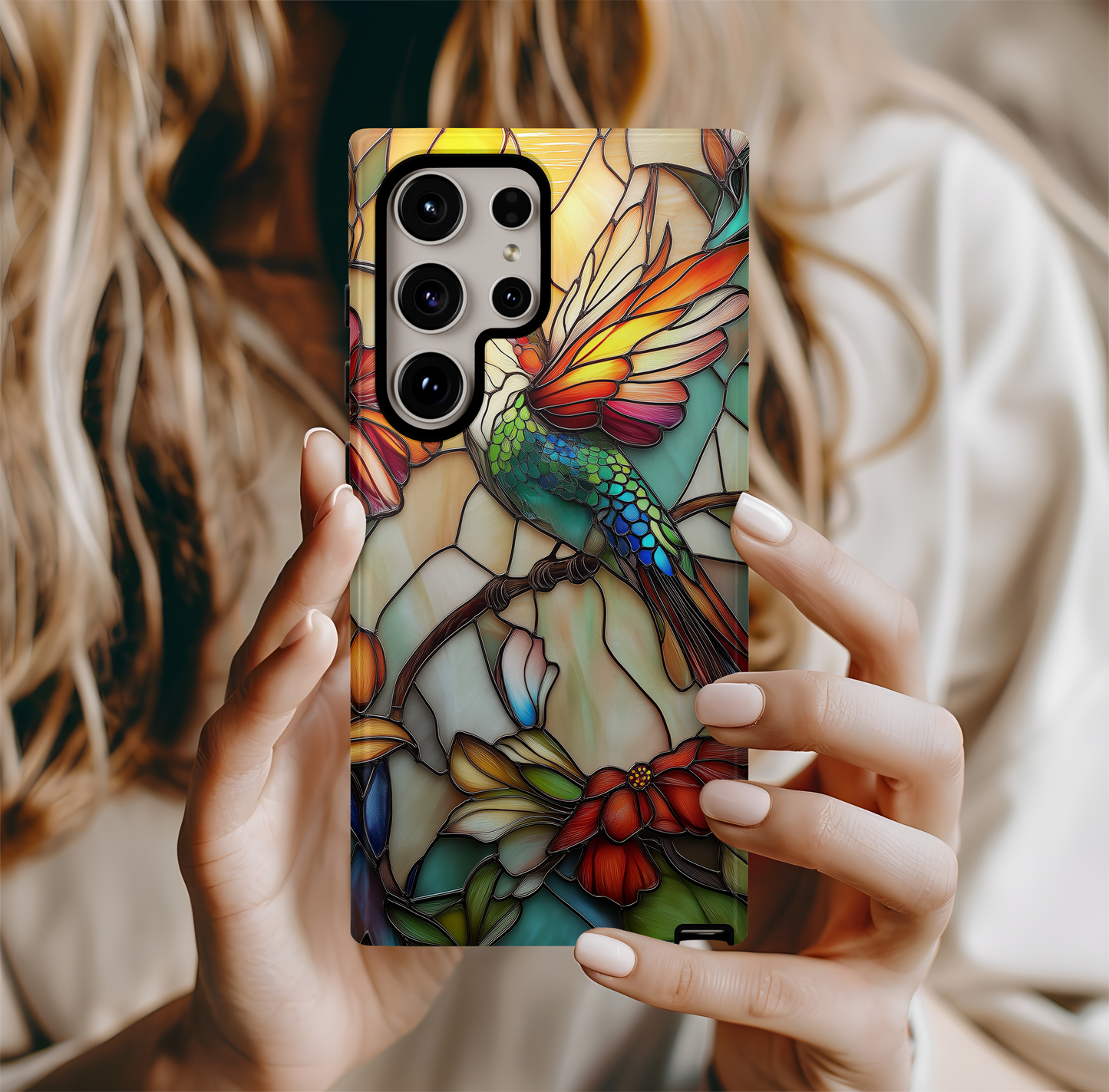3D Hummingbird Phone Case – Vibrant Wings with Everyday Protection