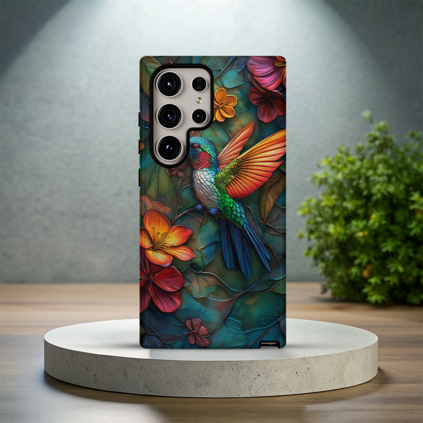 3D Hummingbird Phone Case – Vibrant Wings with Everyday Protection