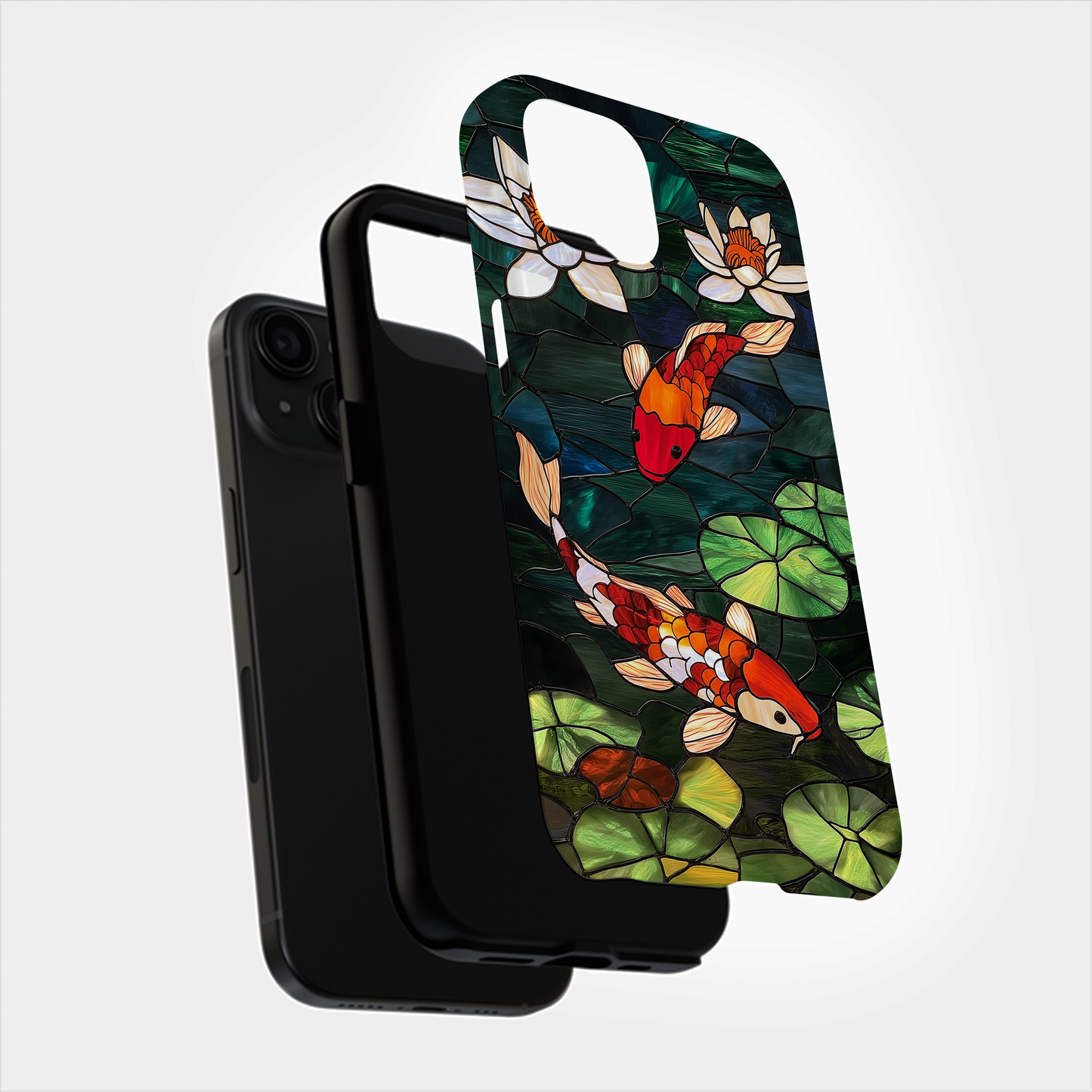 Koi Pond Phone Case – Tranquil Elegance with Everyday Protection