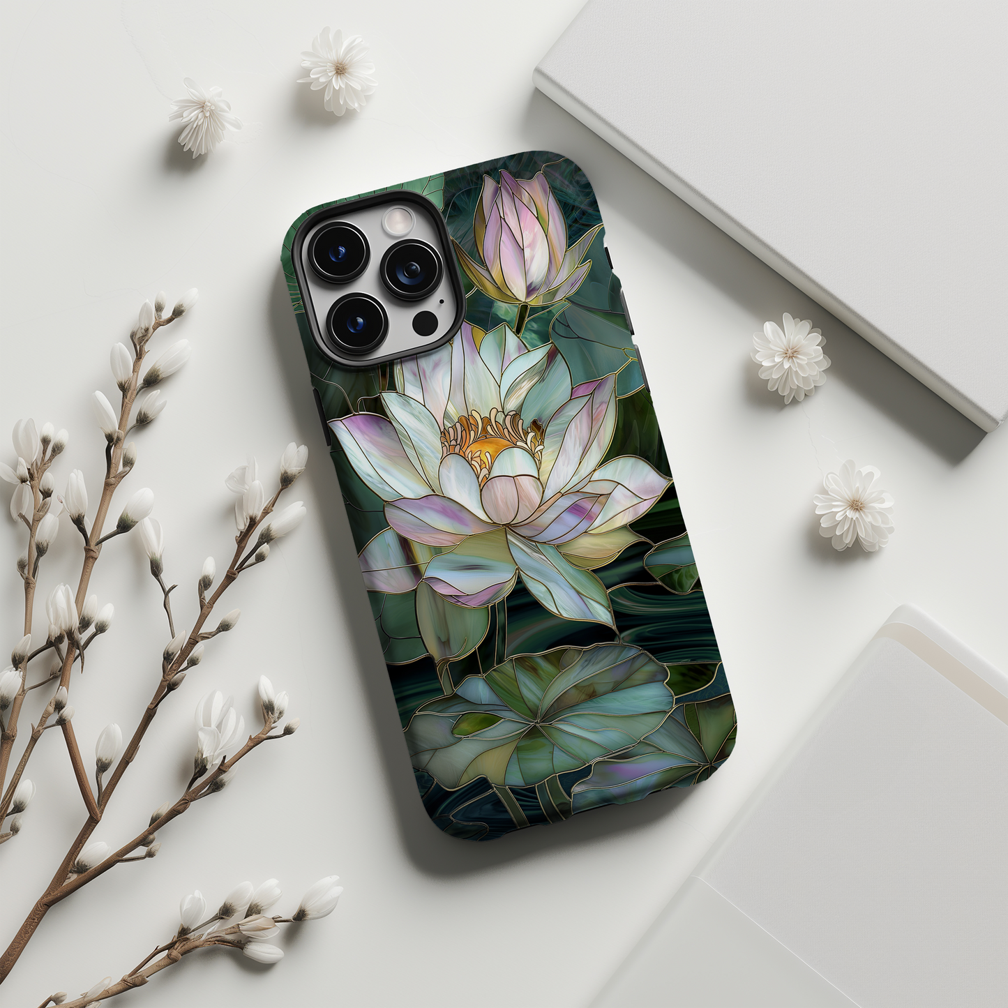 Lotus Flower Phone Case – Symbolic Elegance with Everyday Protection