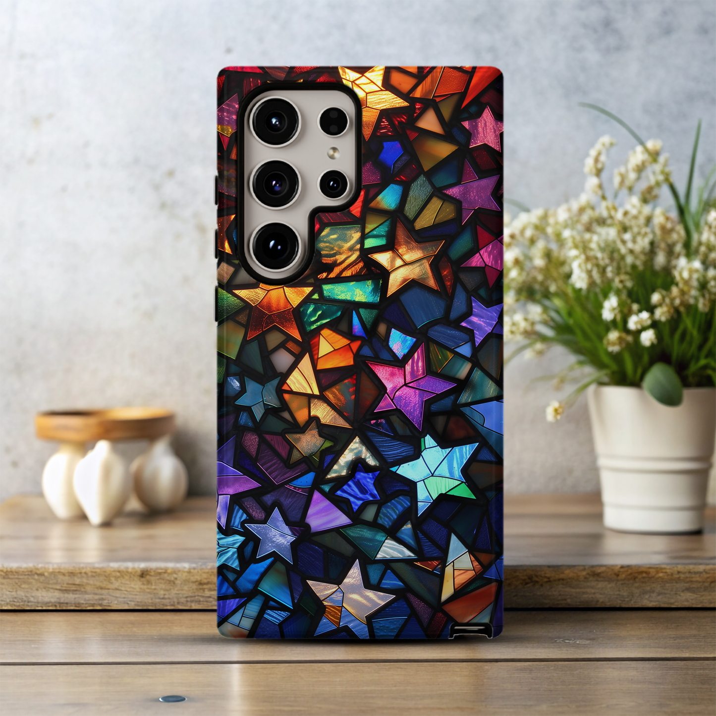 Celestial Stars Phone Case – Cosmic Beauty with Everyday Protection