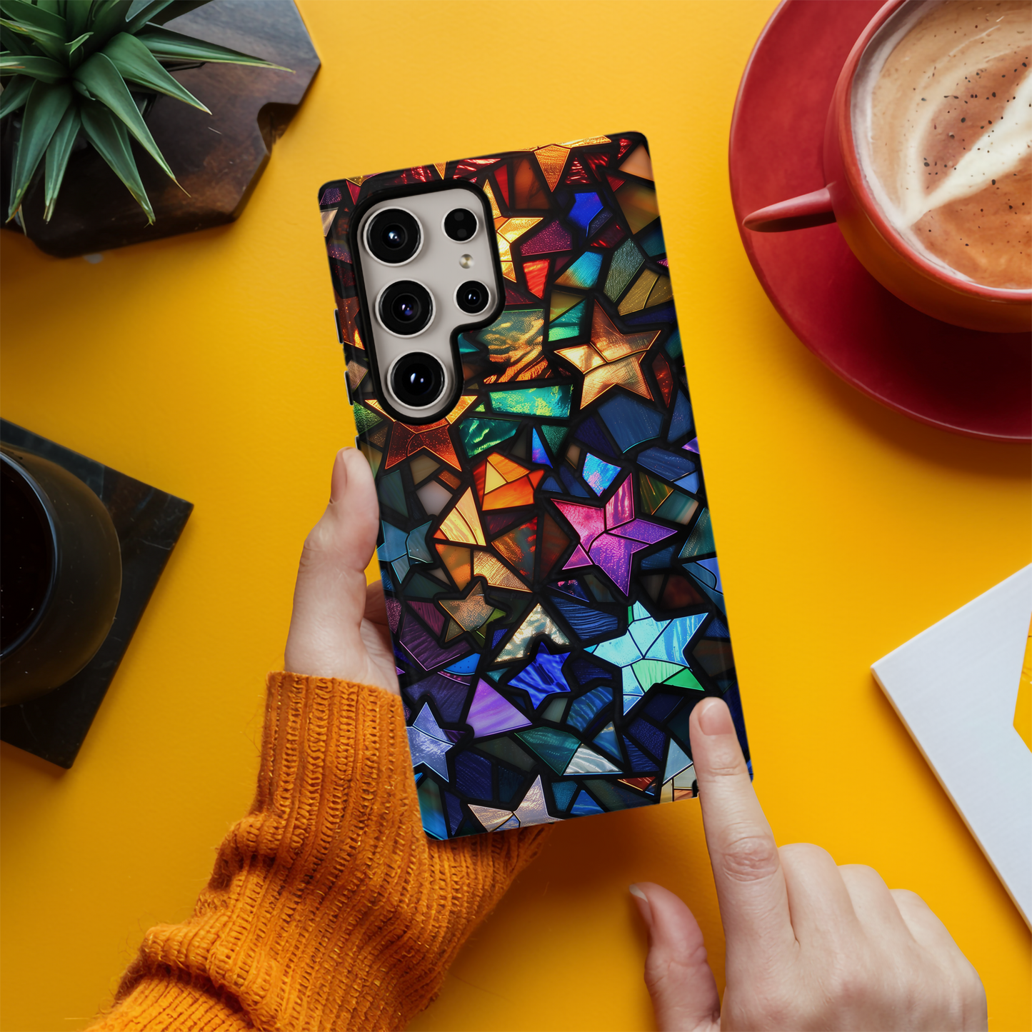 Celestial Stars Phone Case – Cosmic Beauty with Everyday Protection
