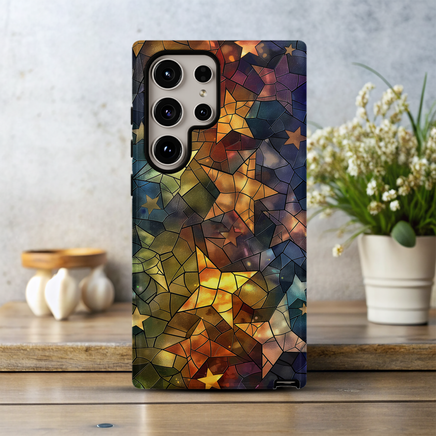 Celestial Stars Phone Case – Cosmic Beauty with Everyday Protection