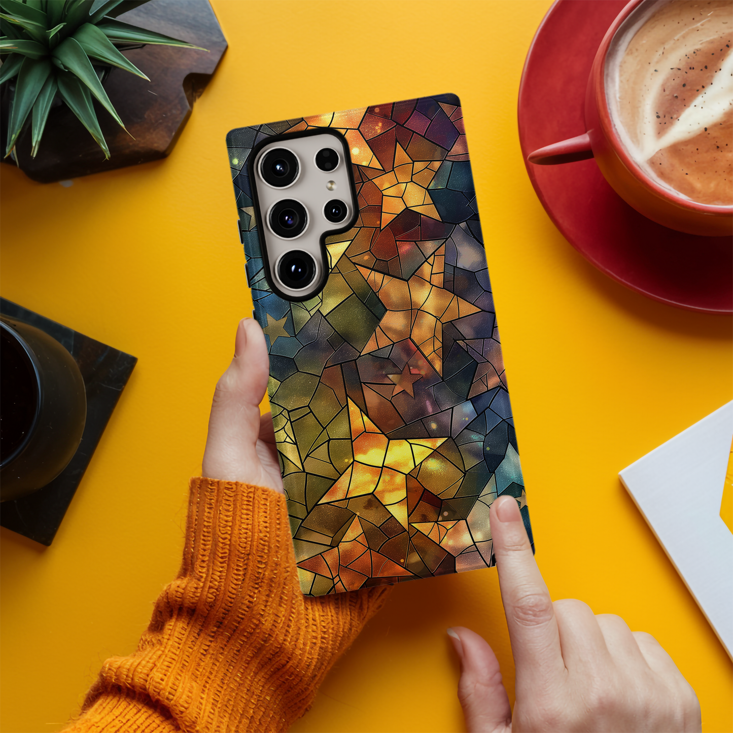 Celestial Stars Phone Case – Cosmic Beauty with Everyday Protection