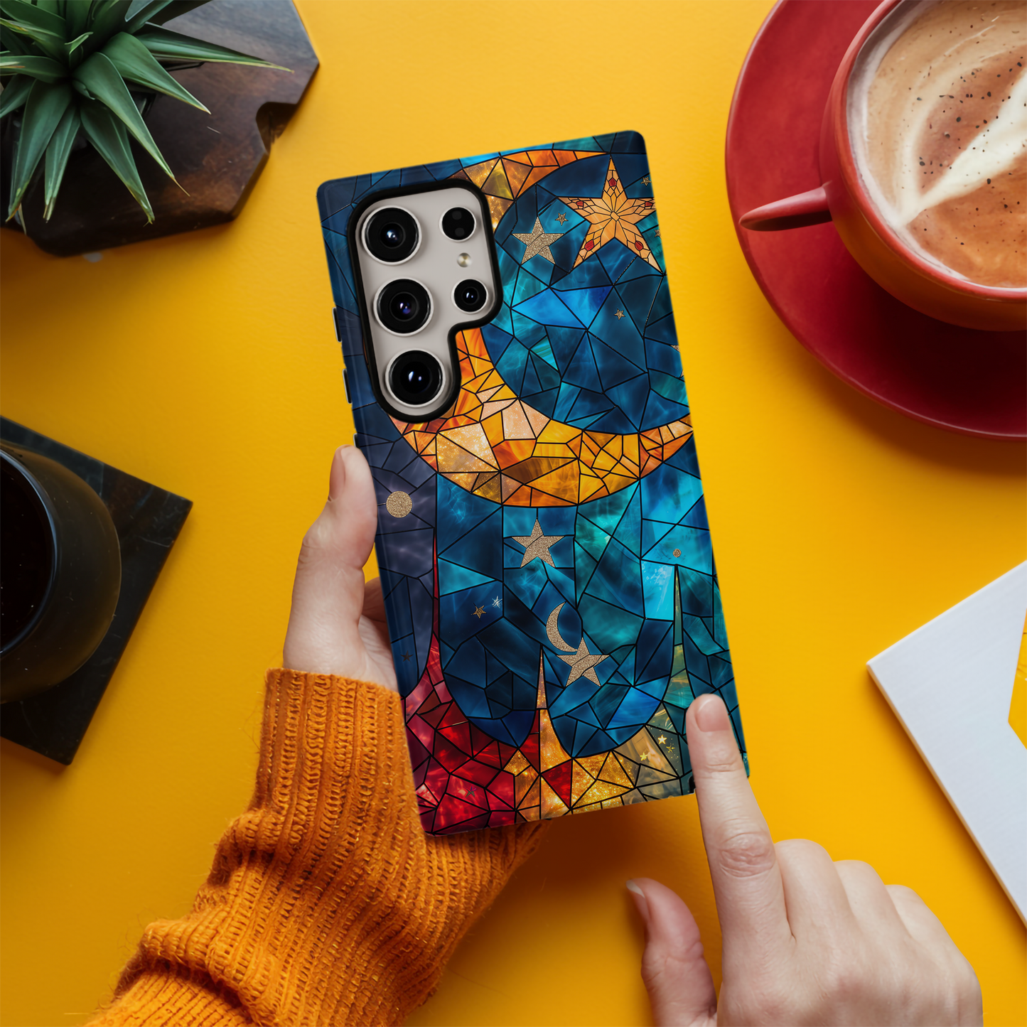 Moon and Stars Phone Case – Celestial Charm with Everyday Protection