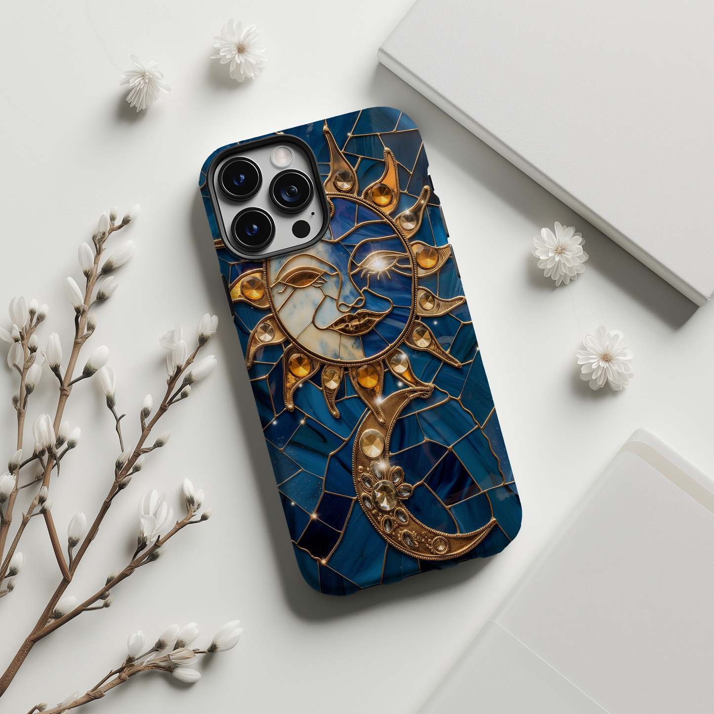 Moon and Stars Phone Case – Celestial Charm with Everyday Protection