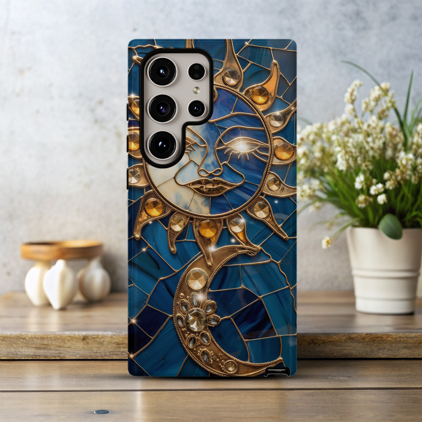 Moon and Stars Phone Case – Celestial Charm with Everyday Protection