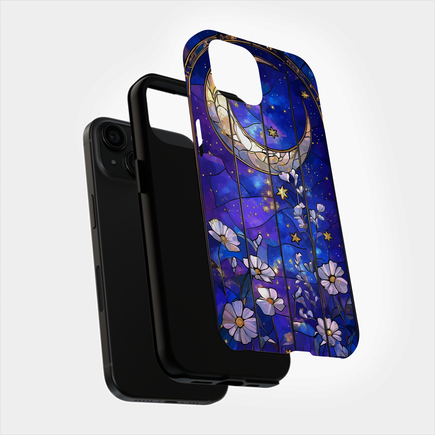 Moon and Stars Phone Case – Celestial Charm with Everyday Protection