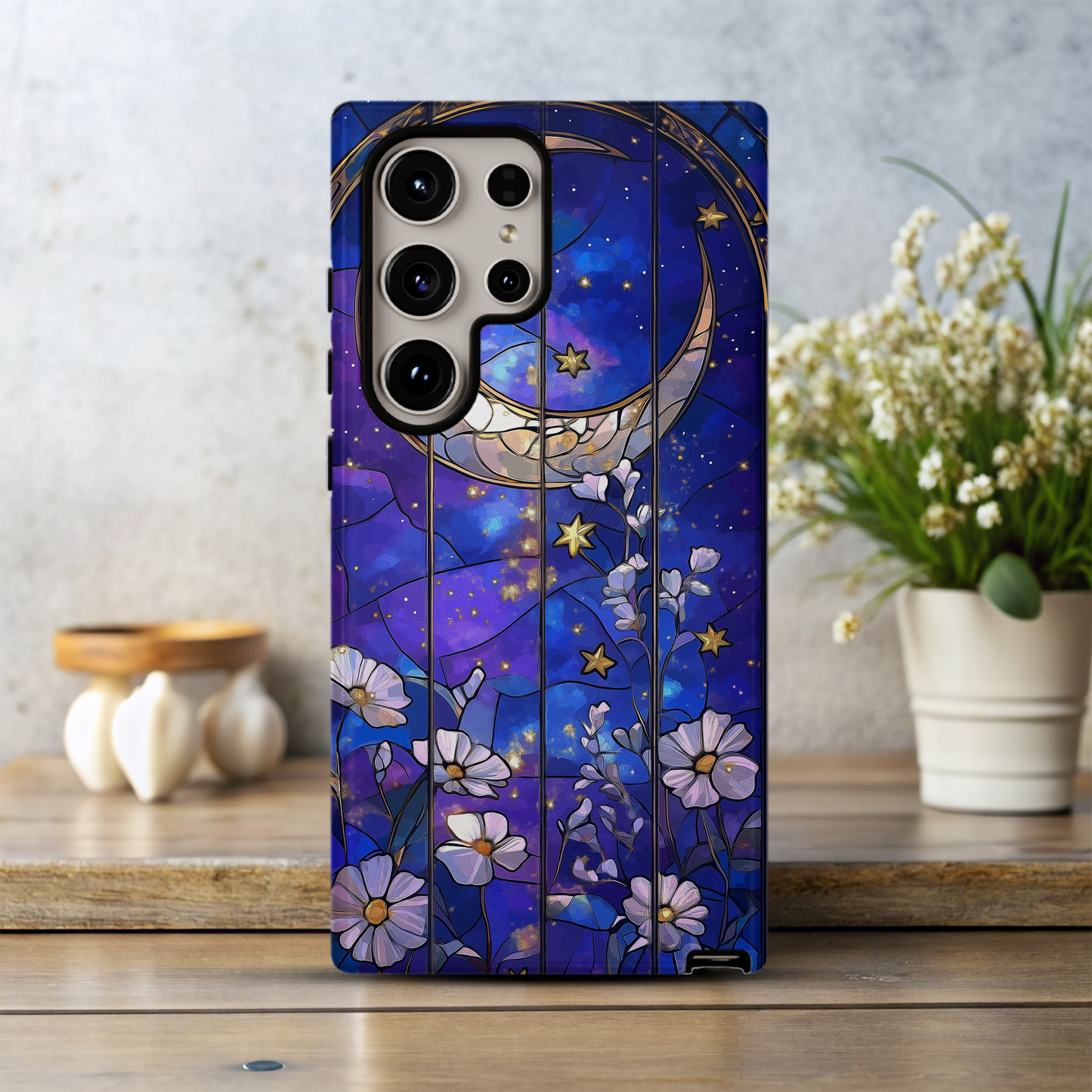 Moon and Stars Phone Case – Celestial Charm with Everyday Protection