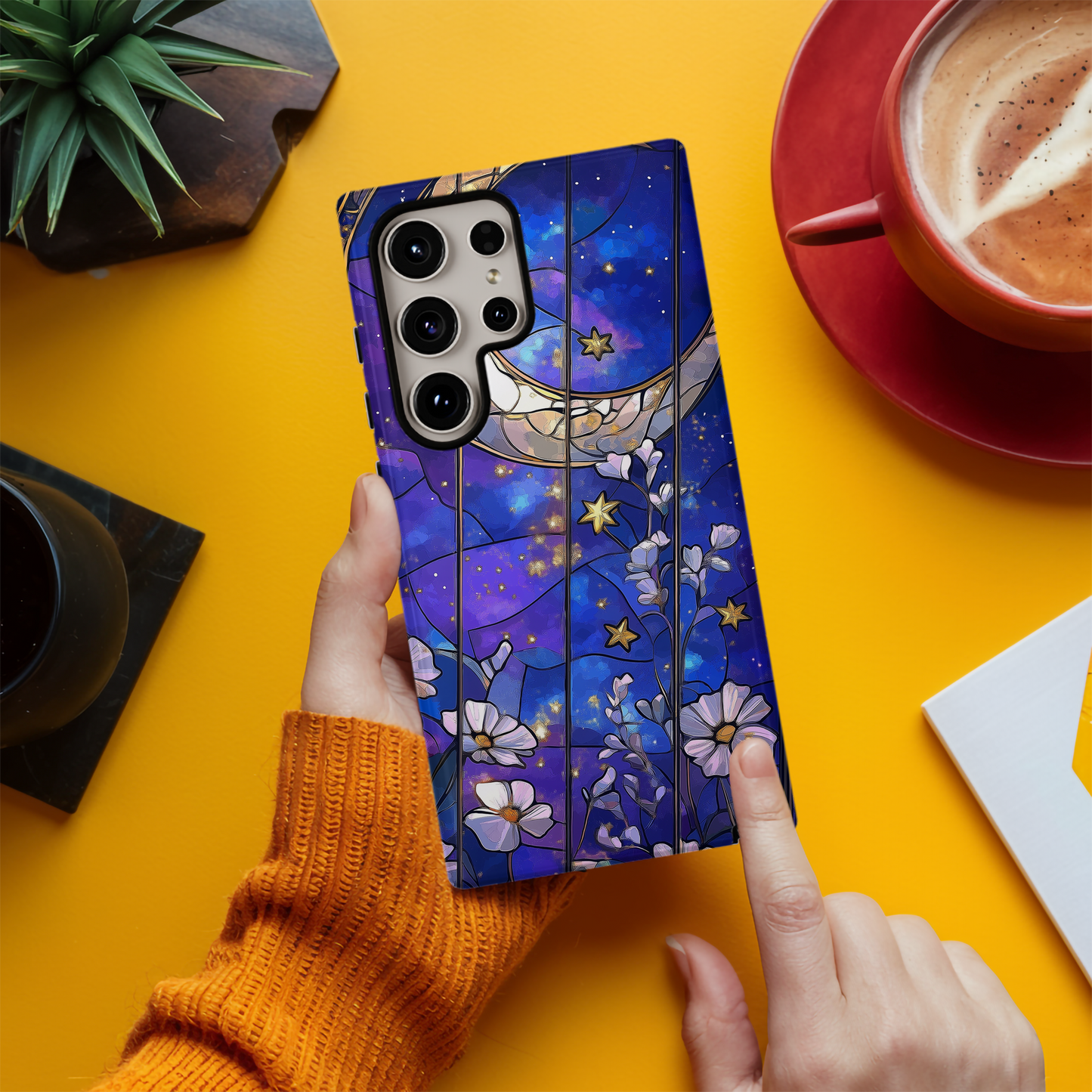 Moon and Stars Phone Case – Celestial Charm with Everyday Protection